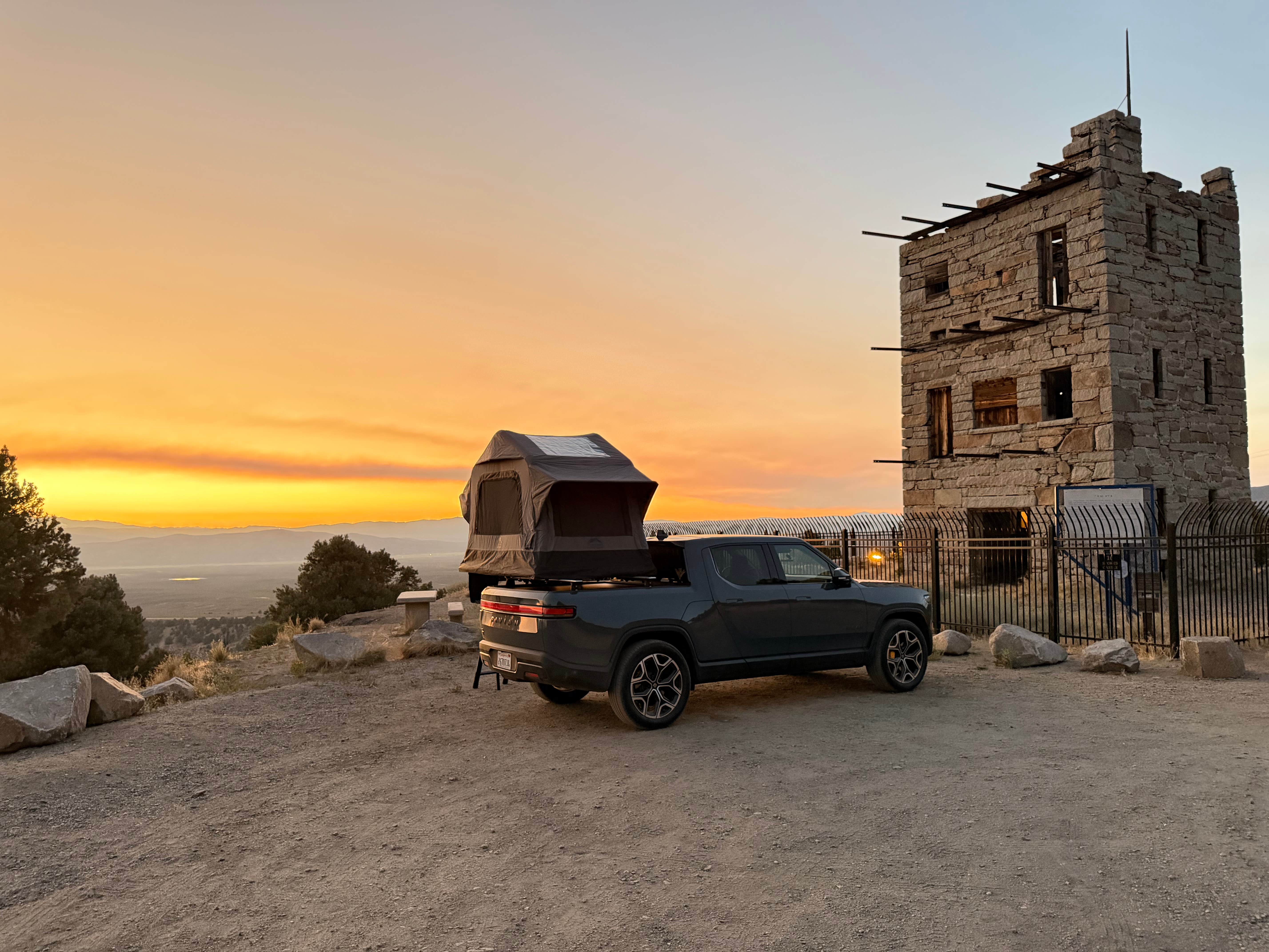 Camping near Big Creek Campground: Stokes Castle, Austin, Nevada