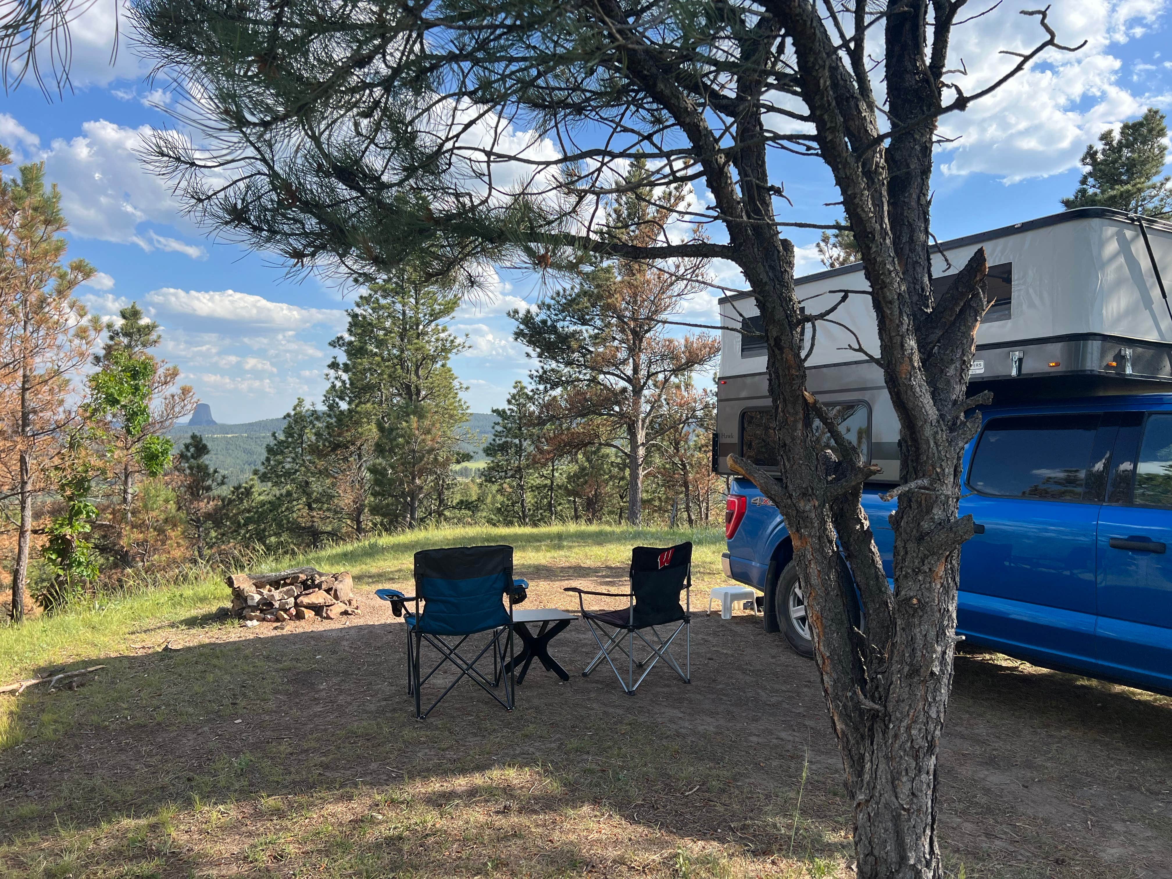 Rachel S.'s photo of rv camping at Storm Hill BLM Land Dispersed Site near Devils Tower National Monument