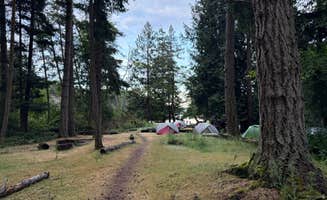 Taylor C.'s photo of tent camping at Stuart Island Marine State Park Campground near Point Roberts, WA