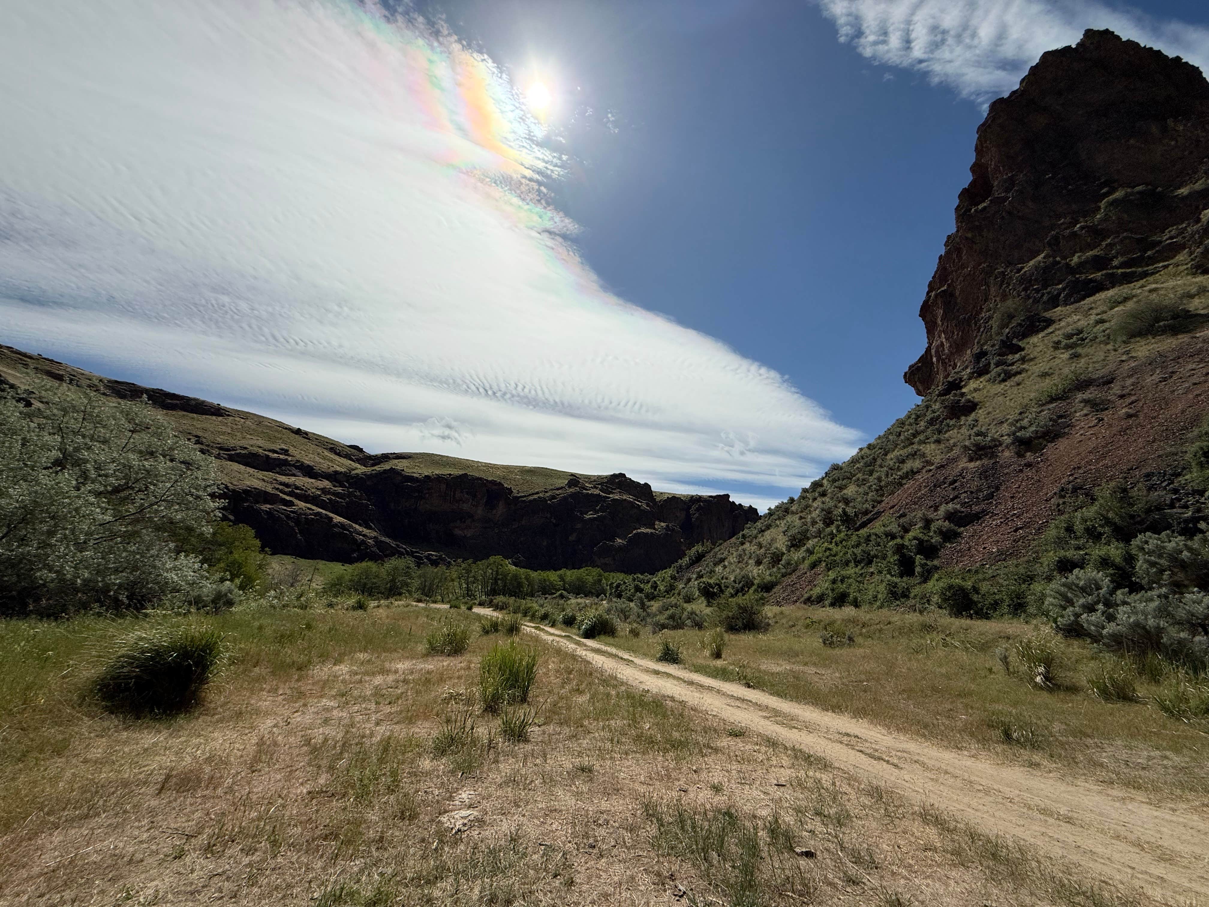 Devon R.'s photo of a dispersed camping area at Succor Creek State Natural Area Dispersed near Star, ID