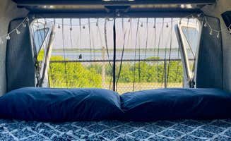 Gianna's photo of glamping accommodations at Smith Point County Park near Rockville Centre, NY