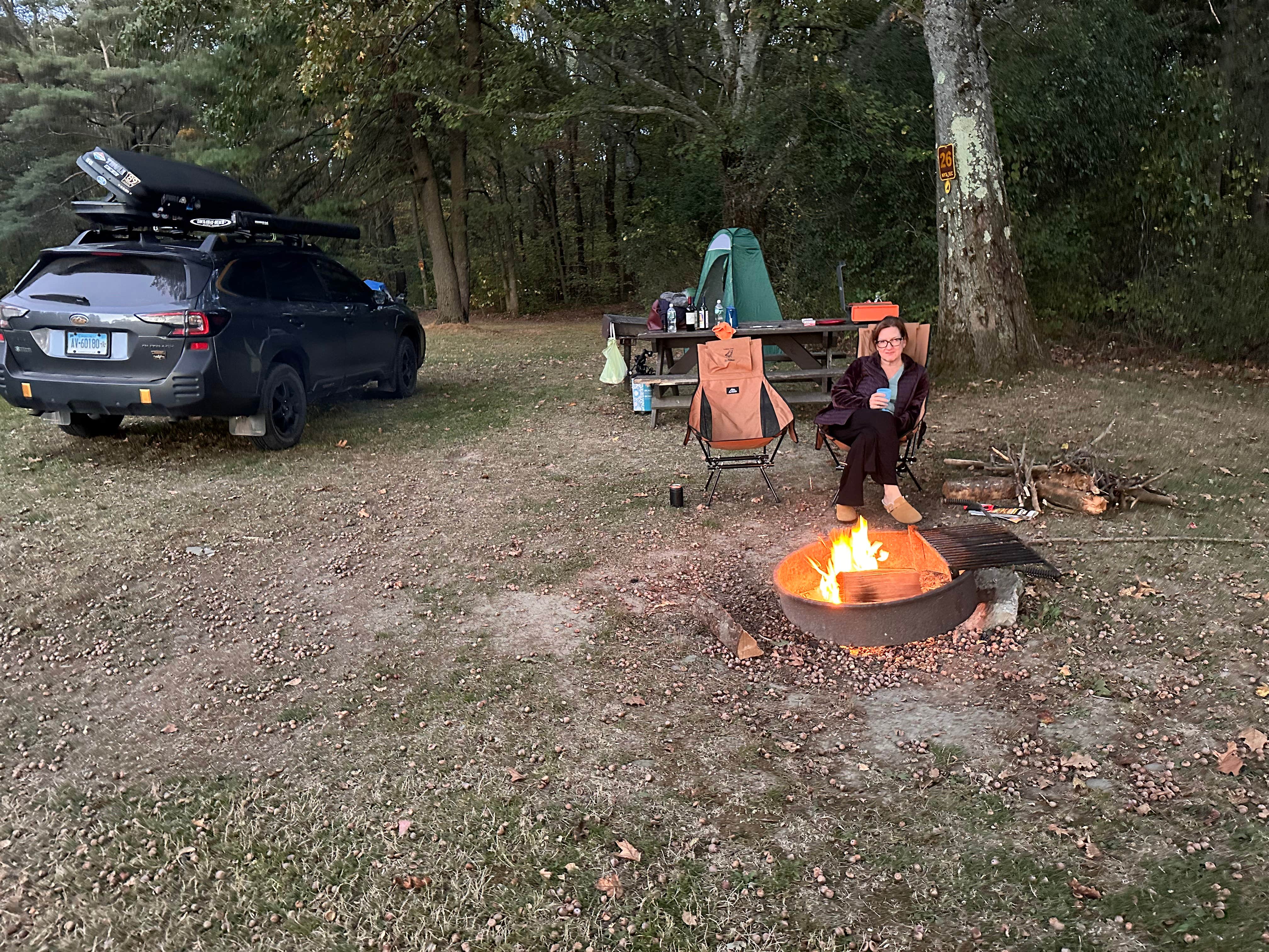 Camper-submitted photo at Sugar Hill Fire Tower Campsite near Nunda, NY