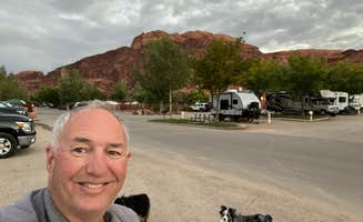 andrew's photo of camping with pets at Sun Outdoors Arches Gateway near Arches National Park