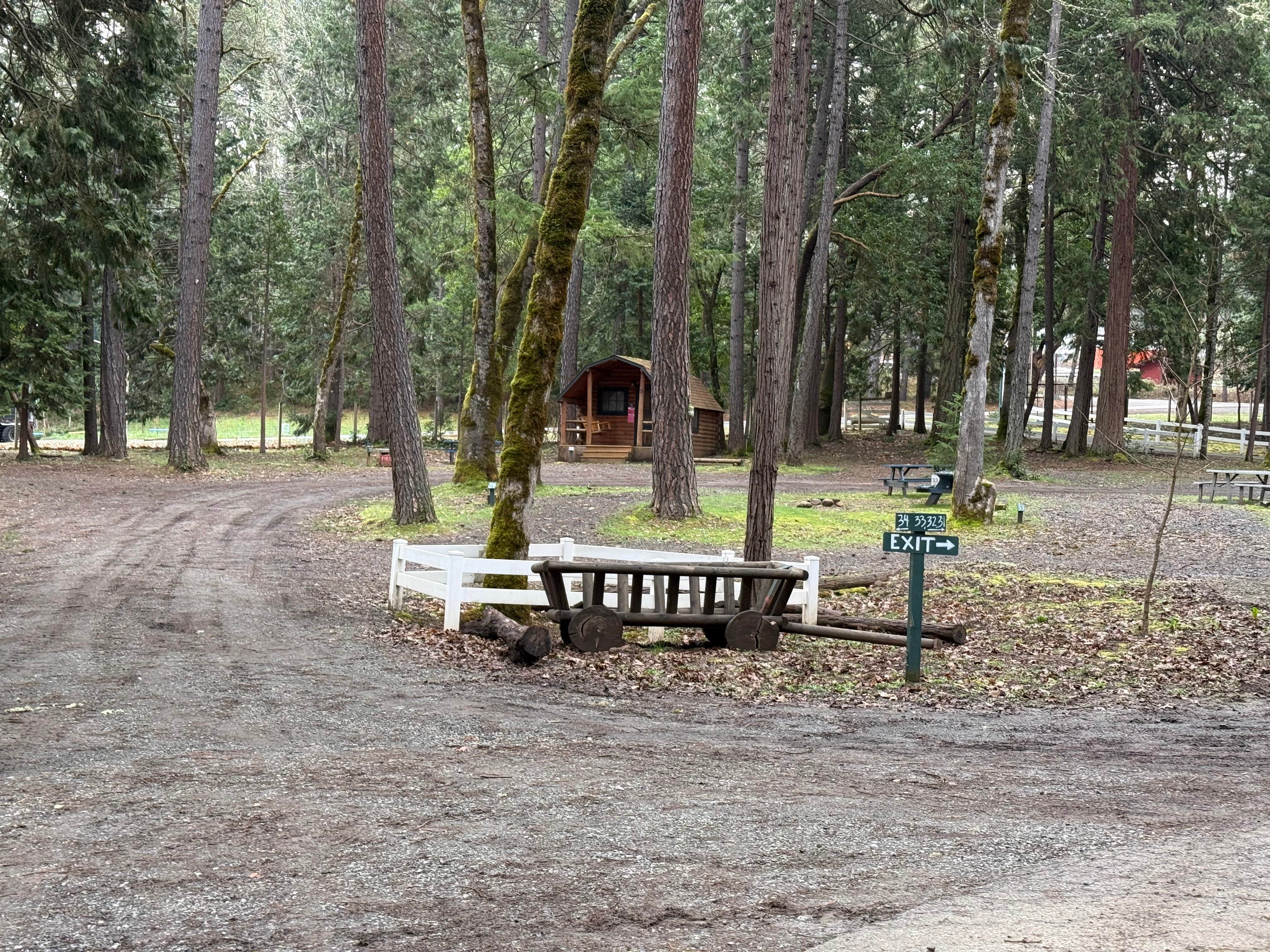 Kristi L.'s photo of glamping accommodations at Sunny Valley Campground near Rogue River-Siskiyou National Forest