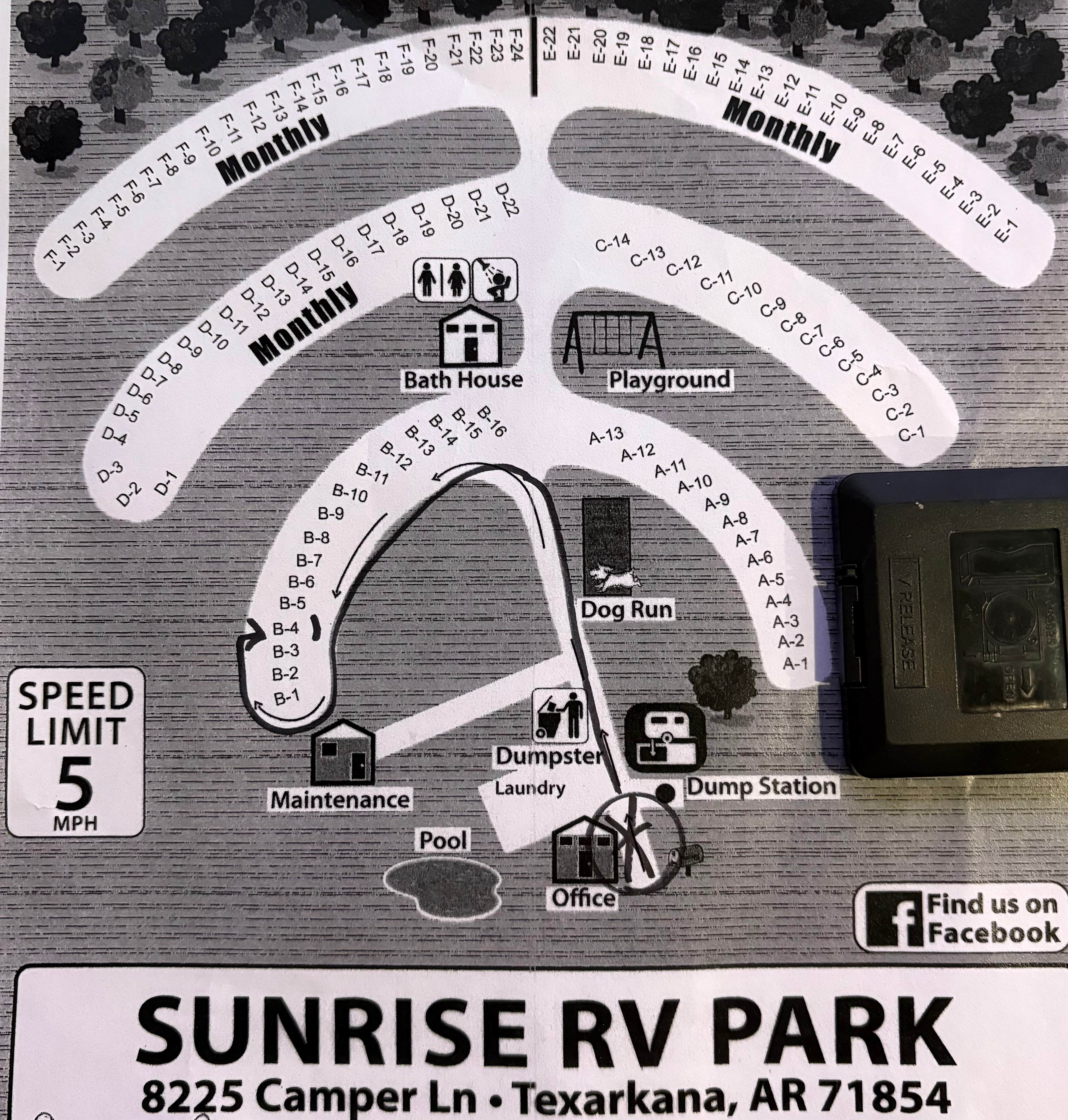 Camper-submitted photo at Sunrise RV Park near Millwood Lake