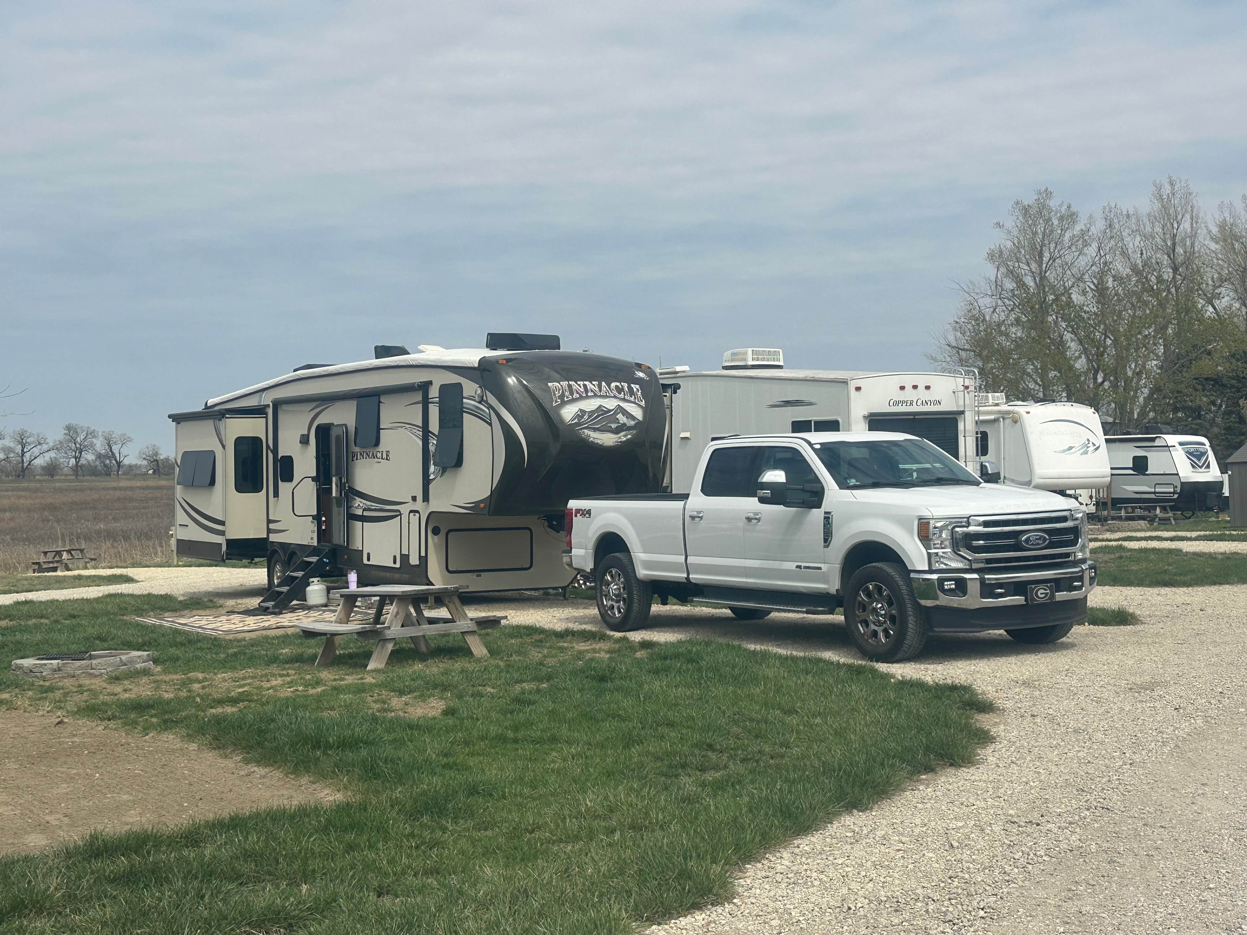 Camper-submitted photo at Sunset at Blue Oasis RV Park near Wisner, NE