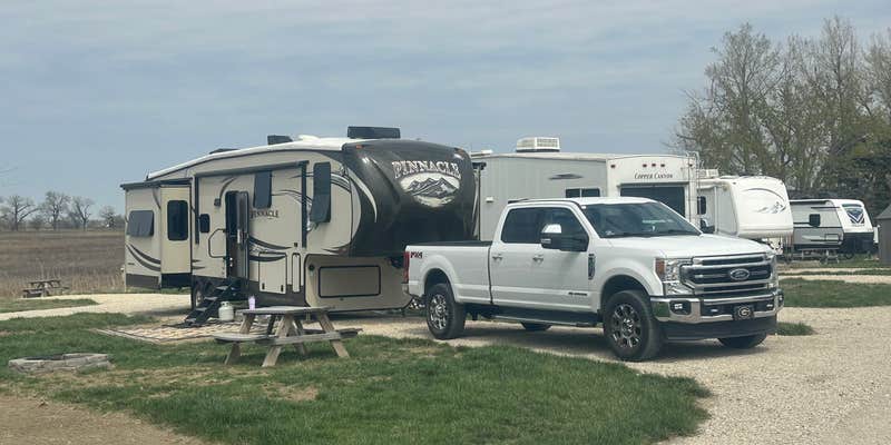 Camper submitted image from Sunset at Blue Oasis RV Park