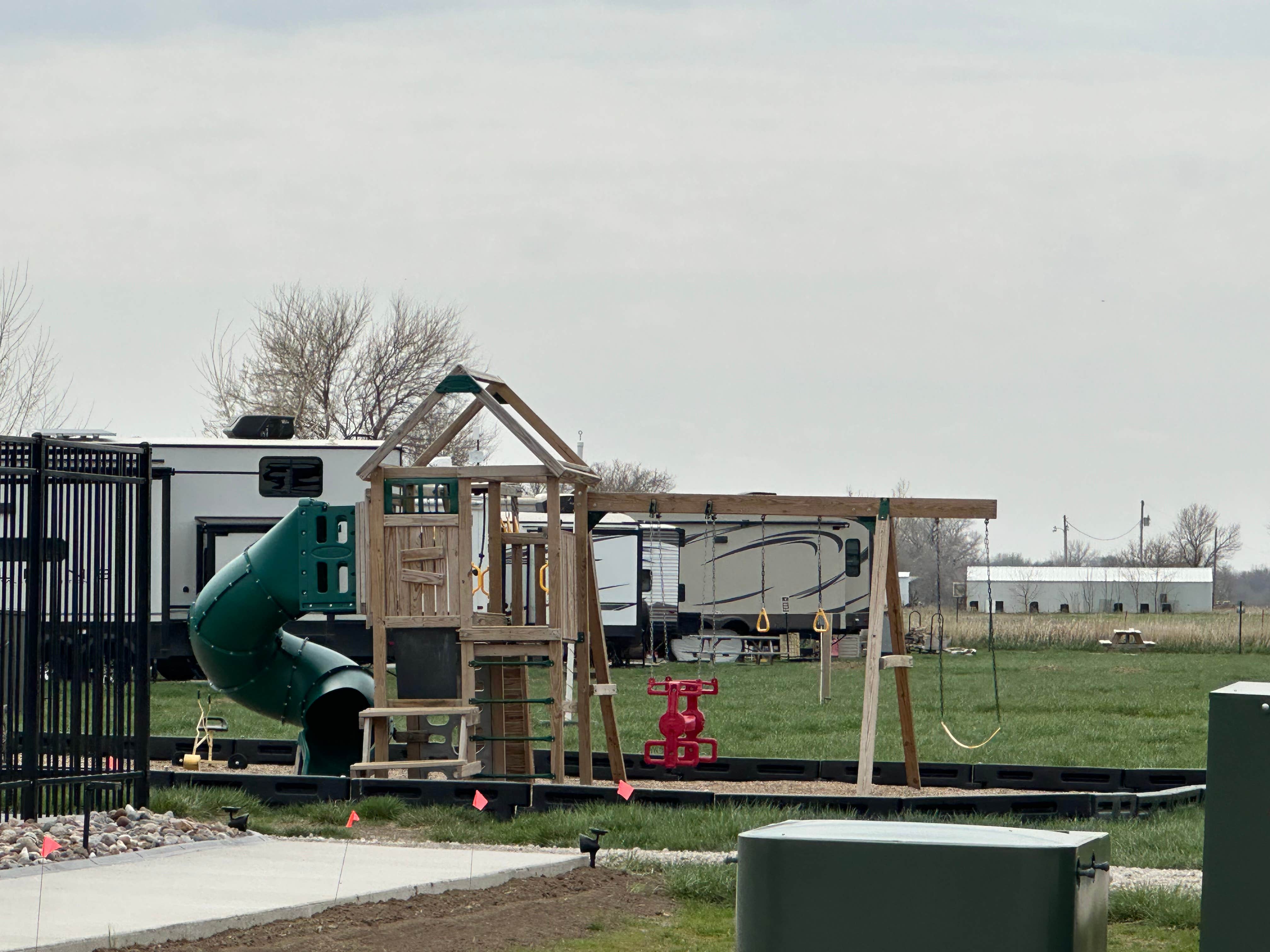 Camper-submitted photo at Sunset at Blue Oasis RV Park near Wisner, NE