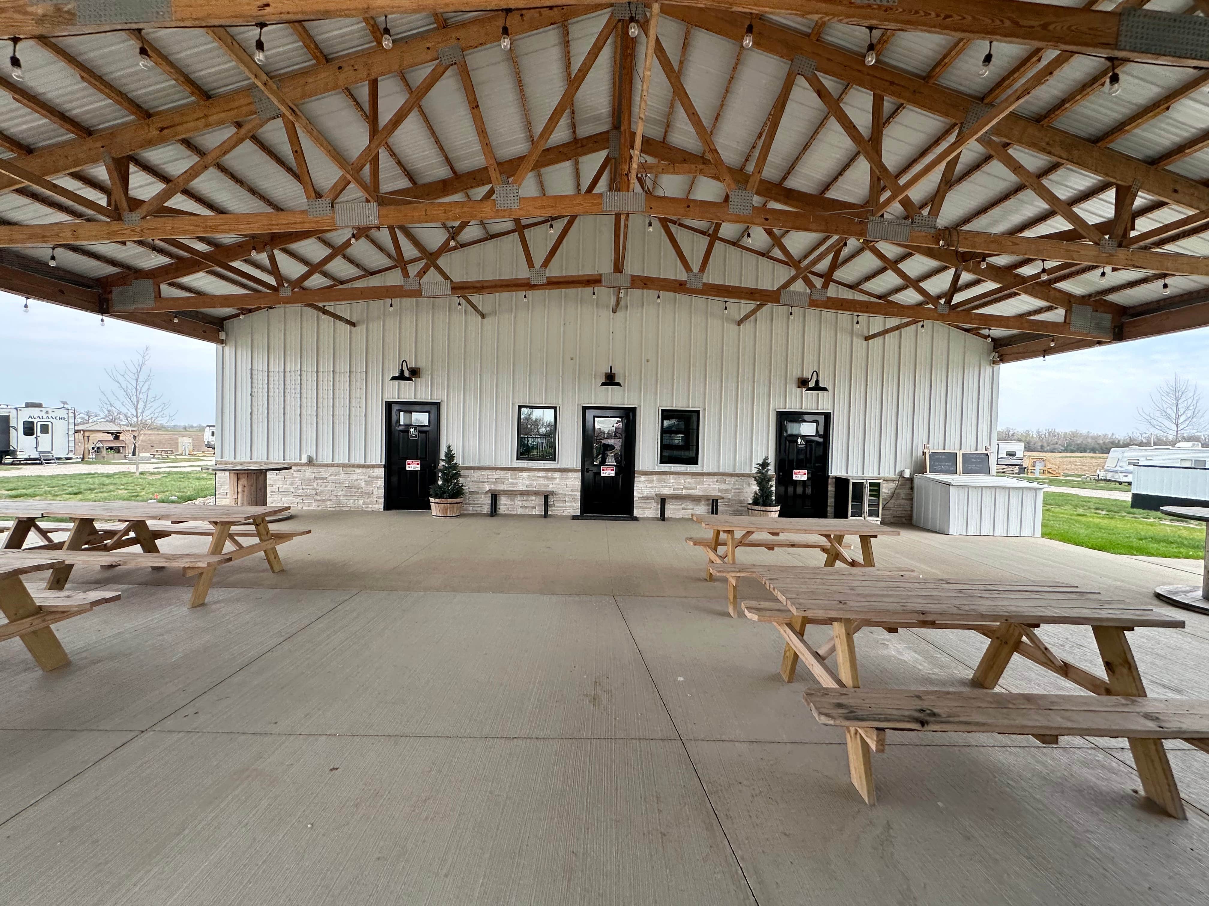 Camper-submitted photo at Sunset at Blue Oasis RV Park near Castana, IA