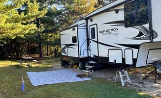 Tori K.'s photo of rv camping at Sunset Campground — Richard Bong State Recreation Area near Sturtevant, WI
