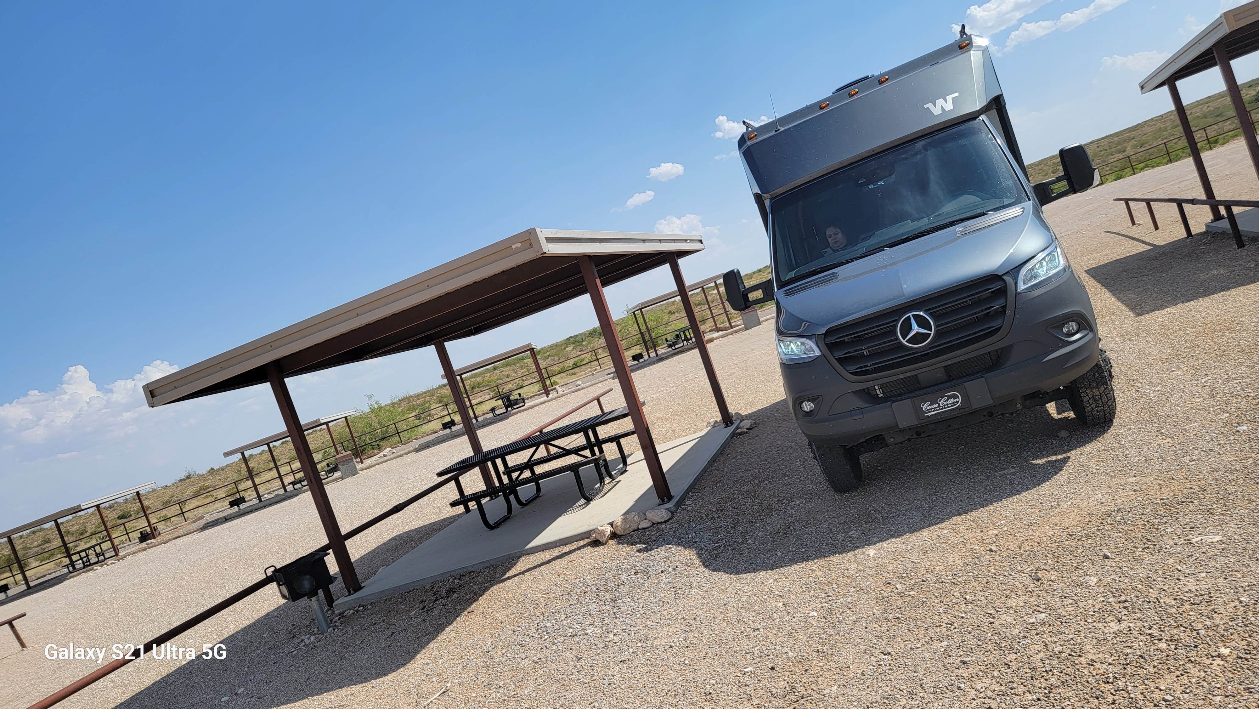 J W.'s photo of rv camping at Sunset Reef Campground near Carlsbad Caverns, NM