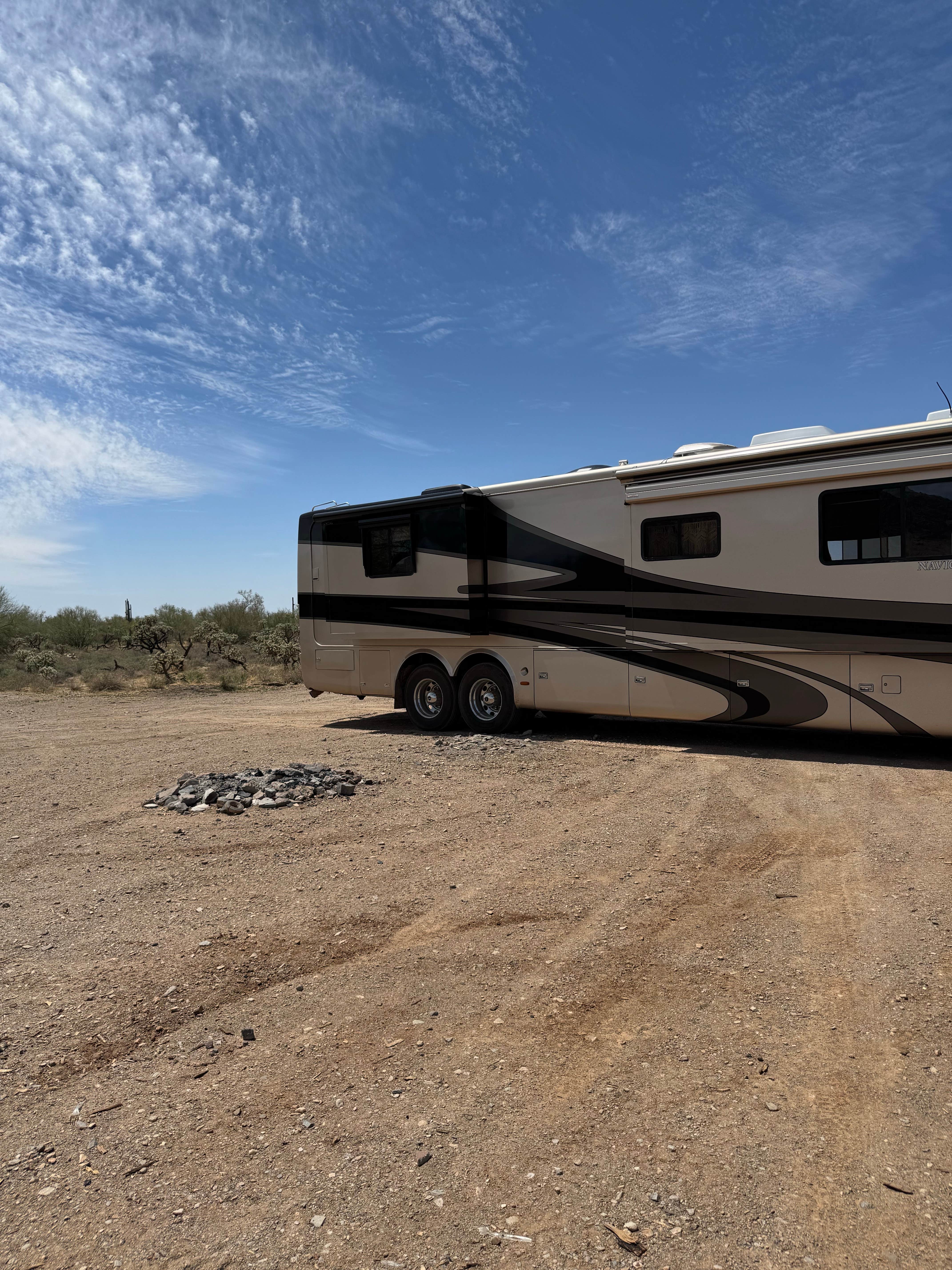 Camper-submitted photo at Superstition Mountain AZ state trust dispersed near Superior, AZ