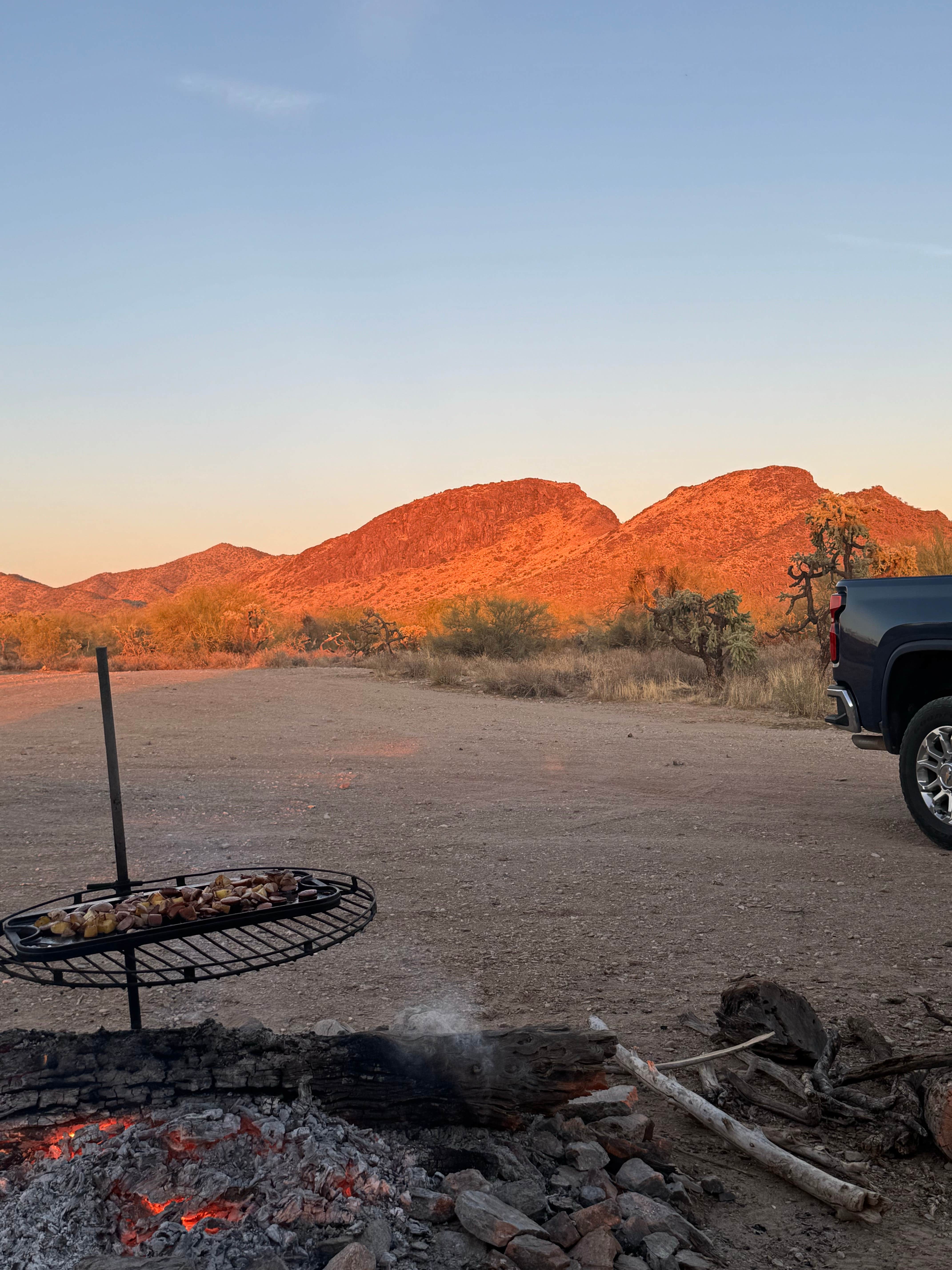 Camper-submitted photo at Superstition Mountain AZ state trust dispersed near Superior, AZ