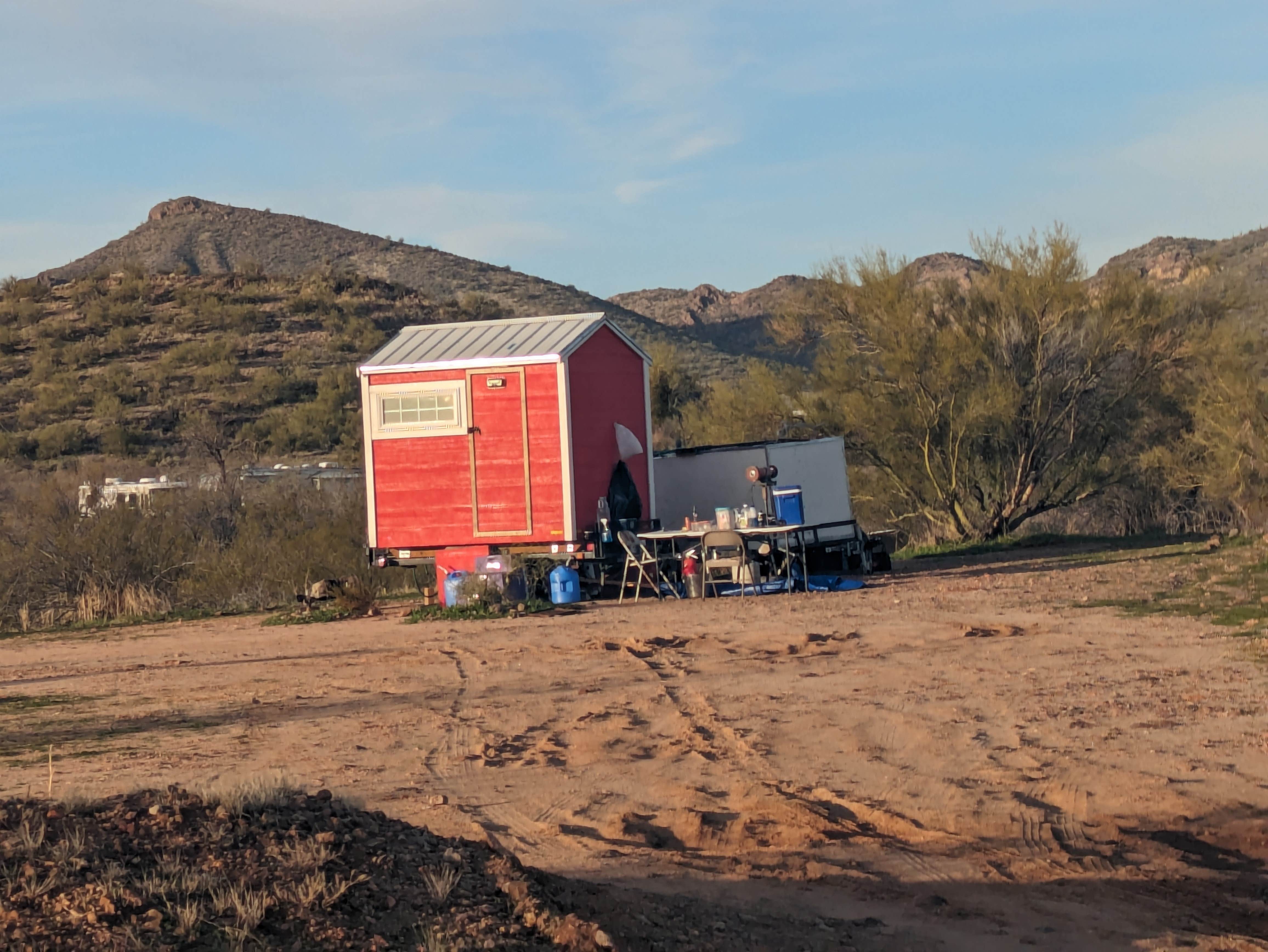 Camper-submitted photo at Vulture Peak Road North State Trust Land near Wickenburg, AZ