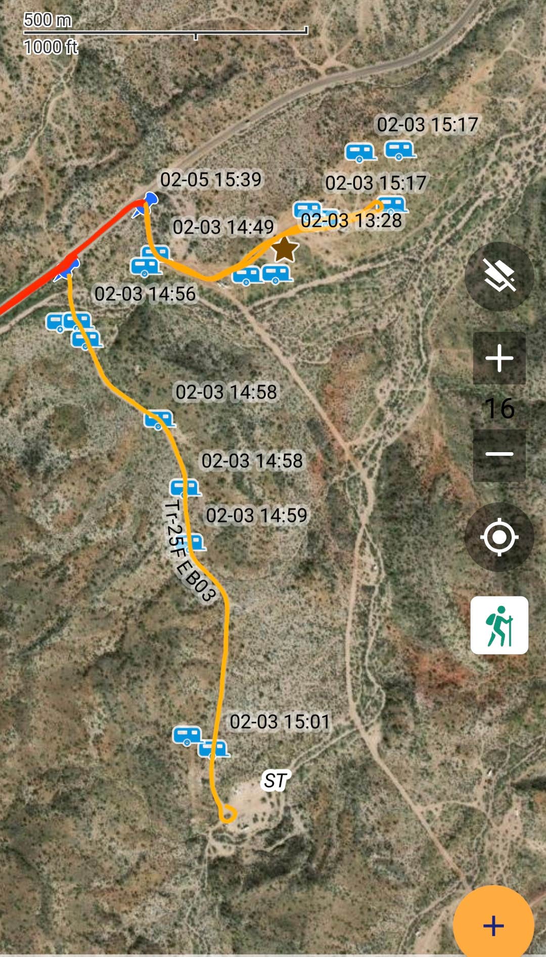 Camper-submitted photo at Vulture Peak Road North State Trust Land near Wickenburg, AZ