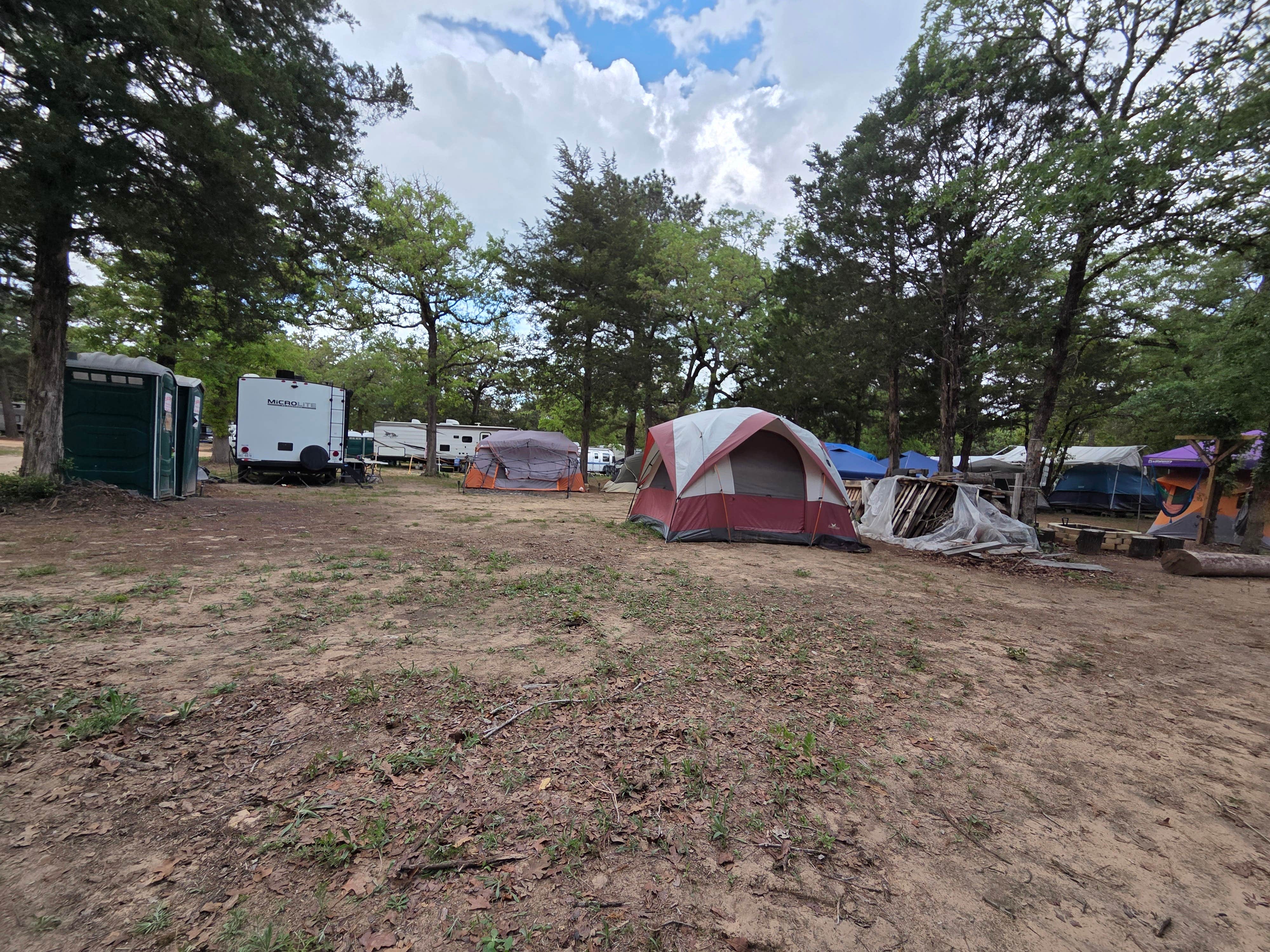 Camping near Plum Street Pad: Sherwood Forest Faire Campground, Bastrop, Texas