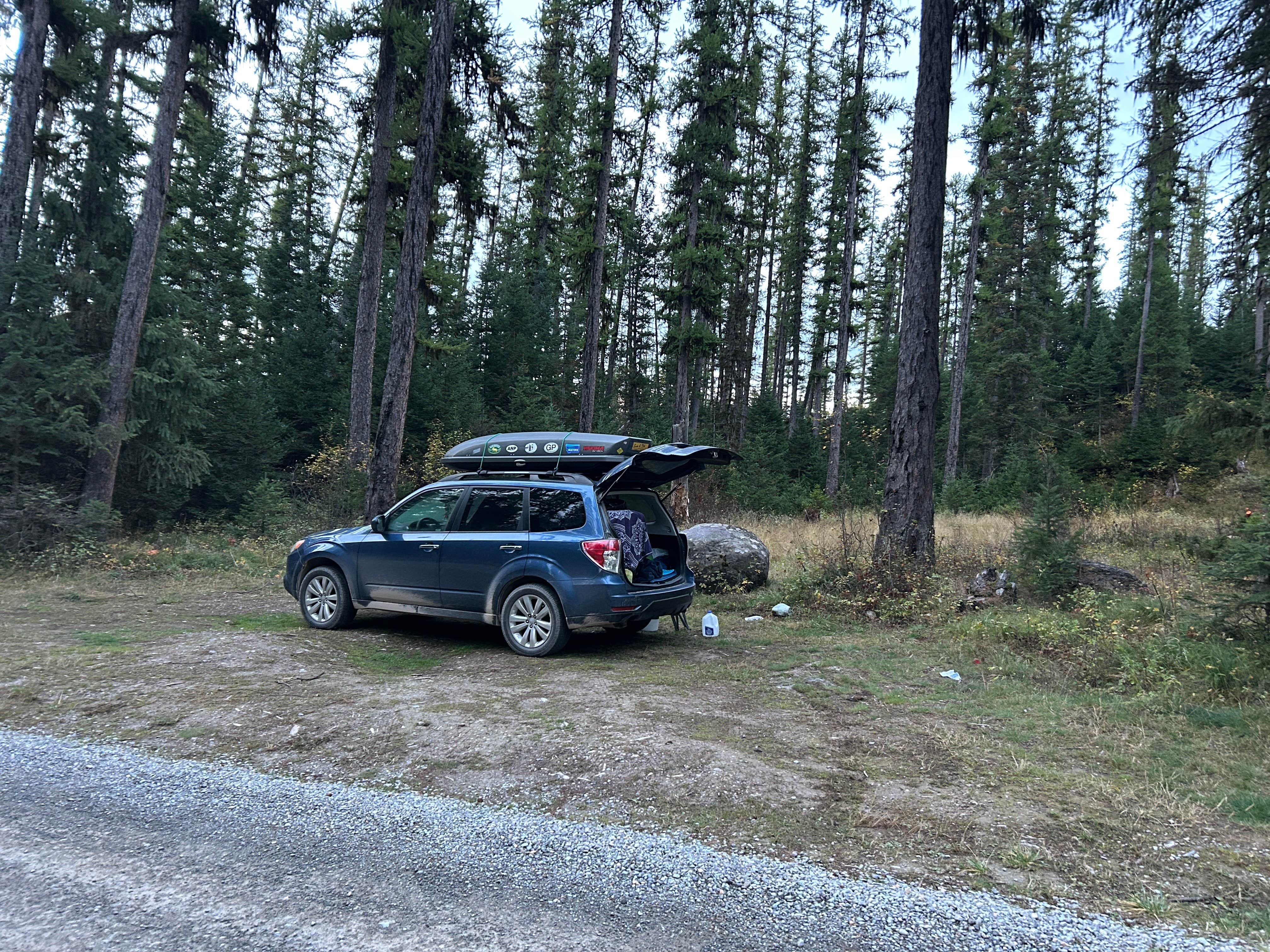 Camper-submitted photo at Swift Creek Dirt Road near Stryker, MT