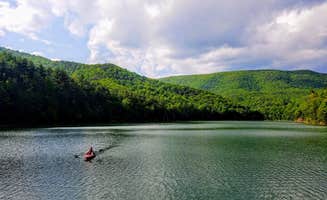 Emil D.'s photo of a dispersed camping area at Switzer Lake Dispersed Camping near Crozet, VA