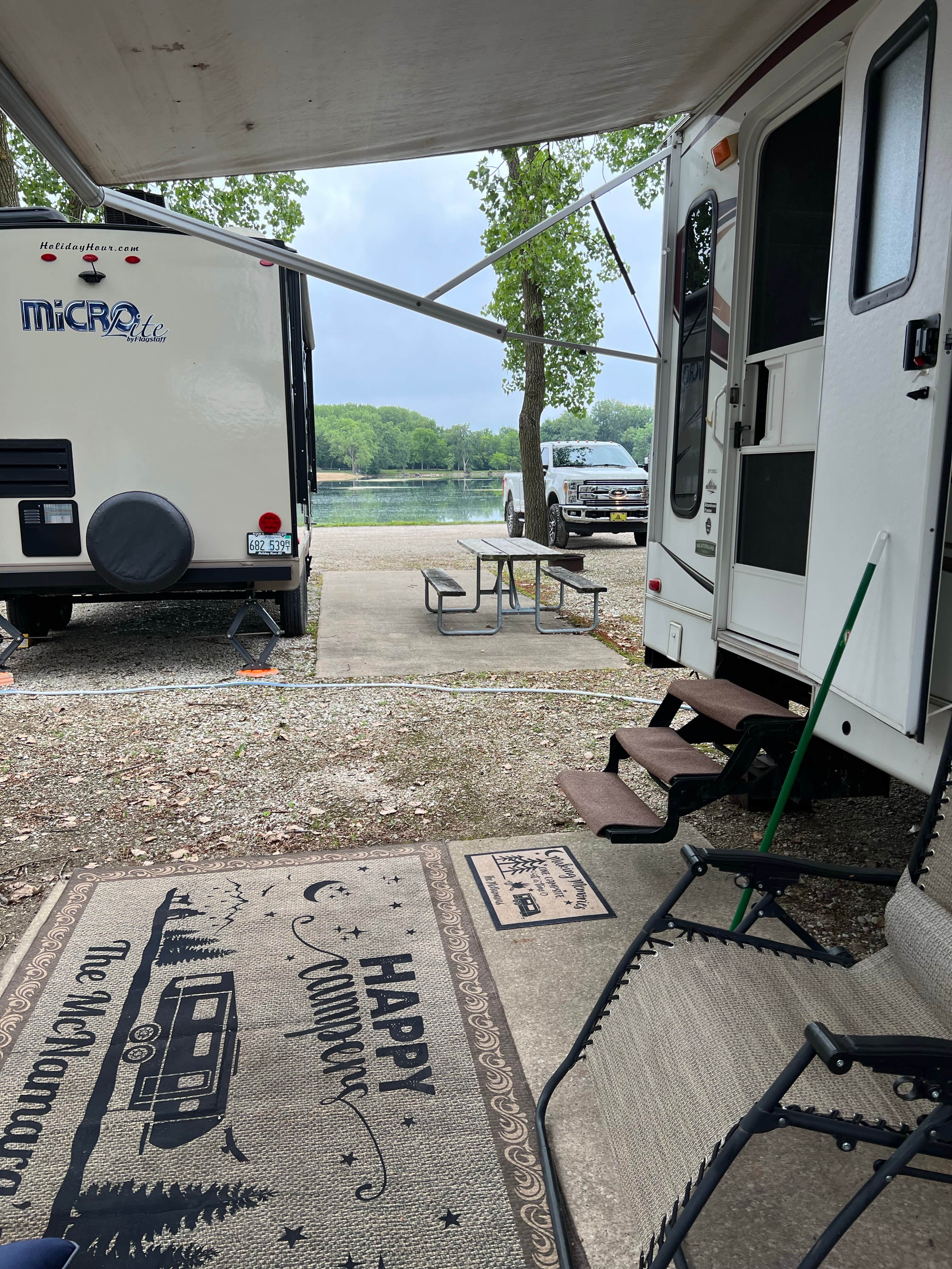 Deb M.'s photo of rv camping at Sycamore RV Resort near Big Rock, IL