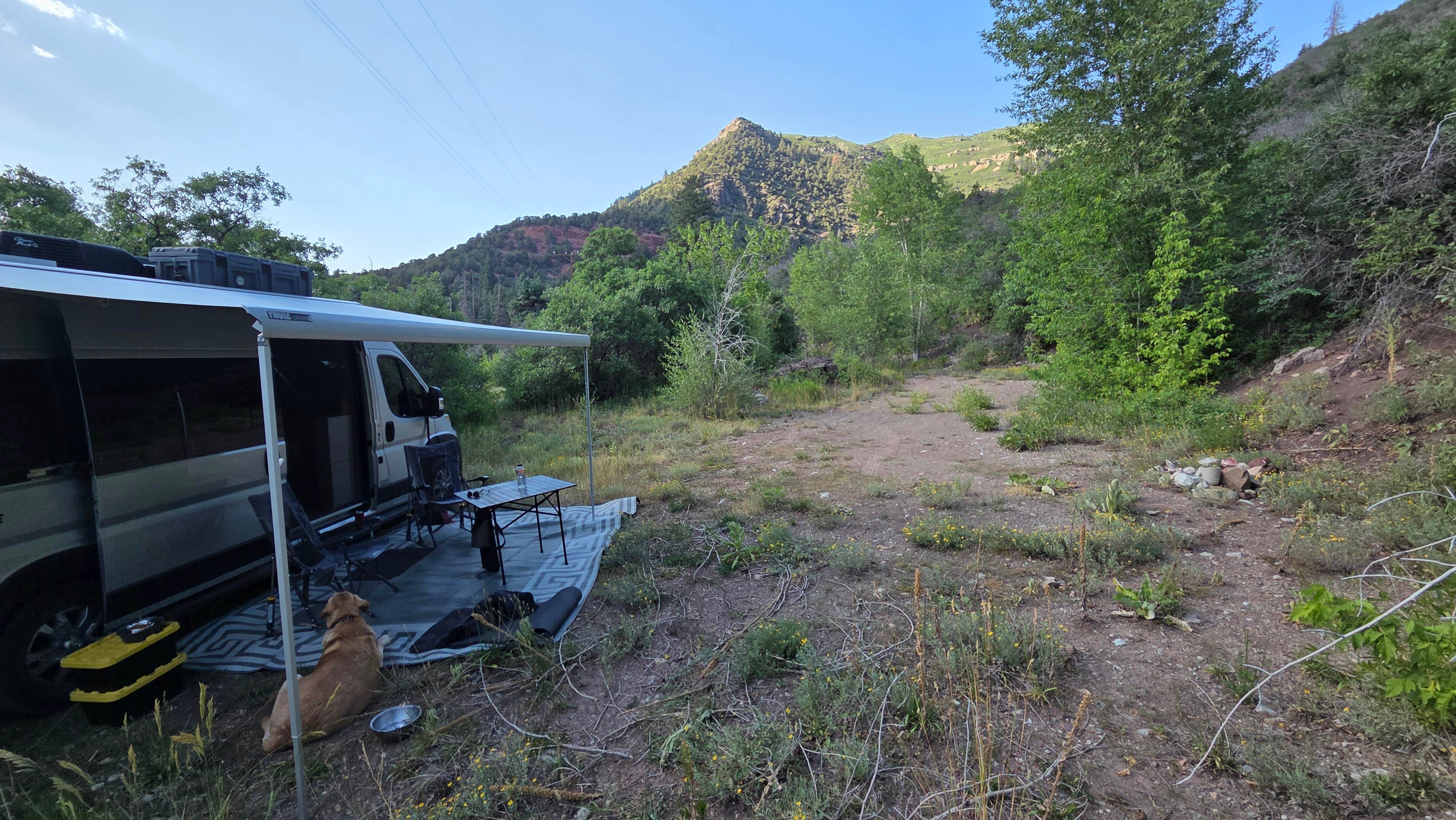 Camping near Imogene Pass - Camp Bird Dispersed Camping: Syracuse Mine - On Forest Service Land, Ouray, Colorado