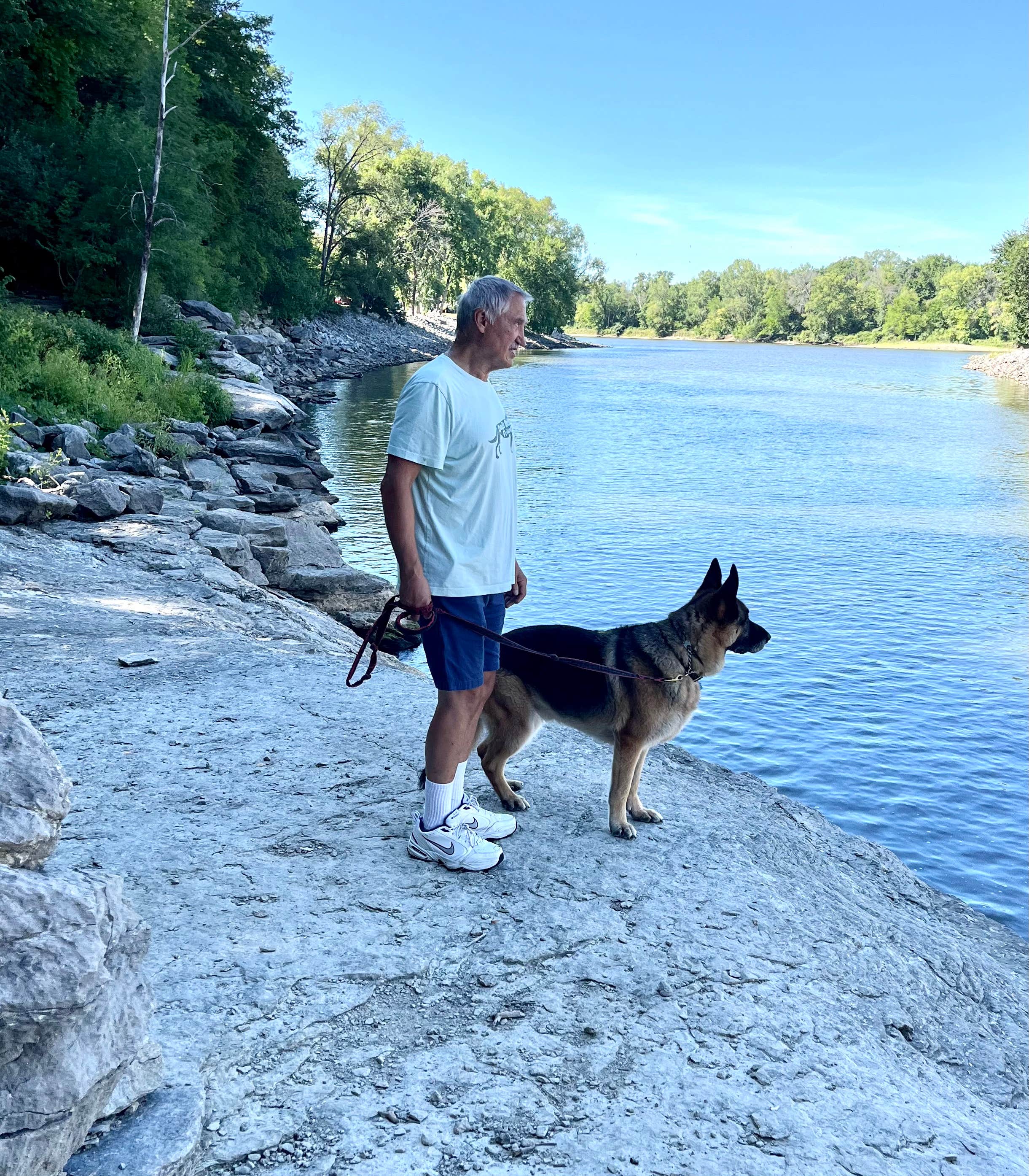 juliana's photo of camping with pets at Tailwater East Campground near North Liberty, IA