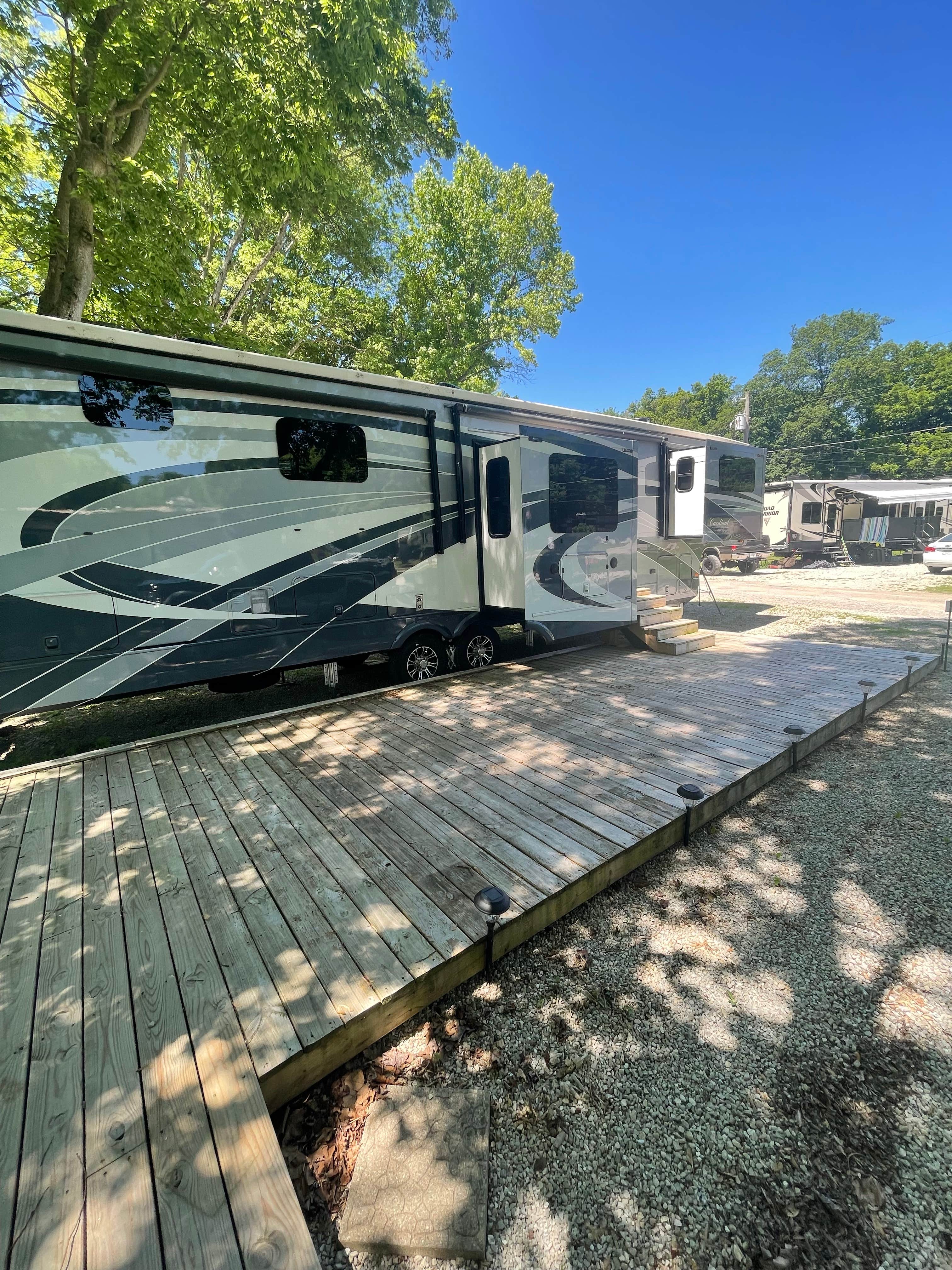 Jennifer H.'s photo of rv camping at Tall Sycamore Campground near Monticello, IN