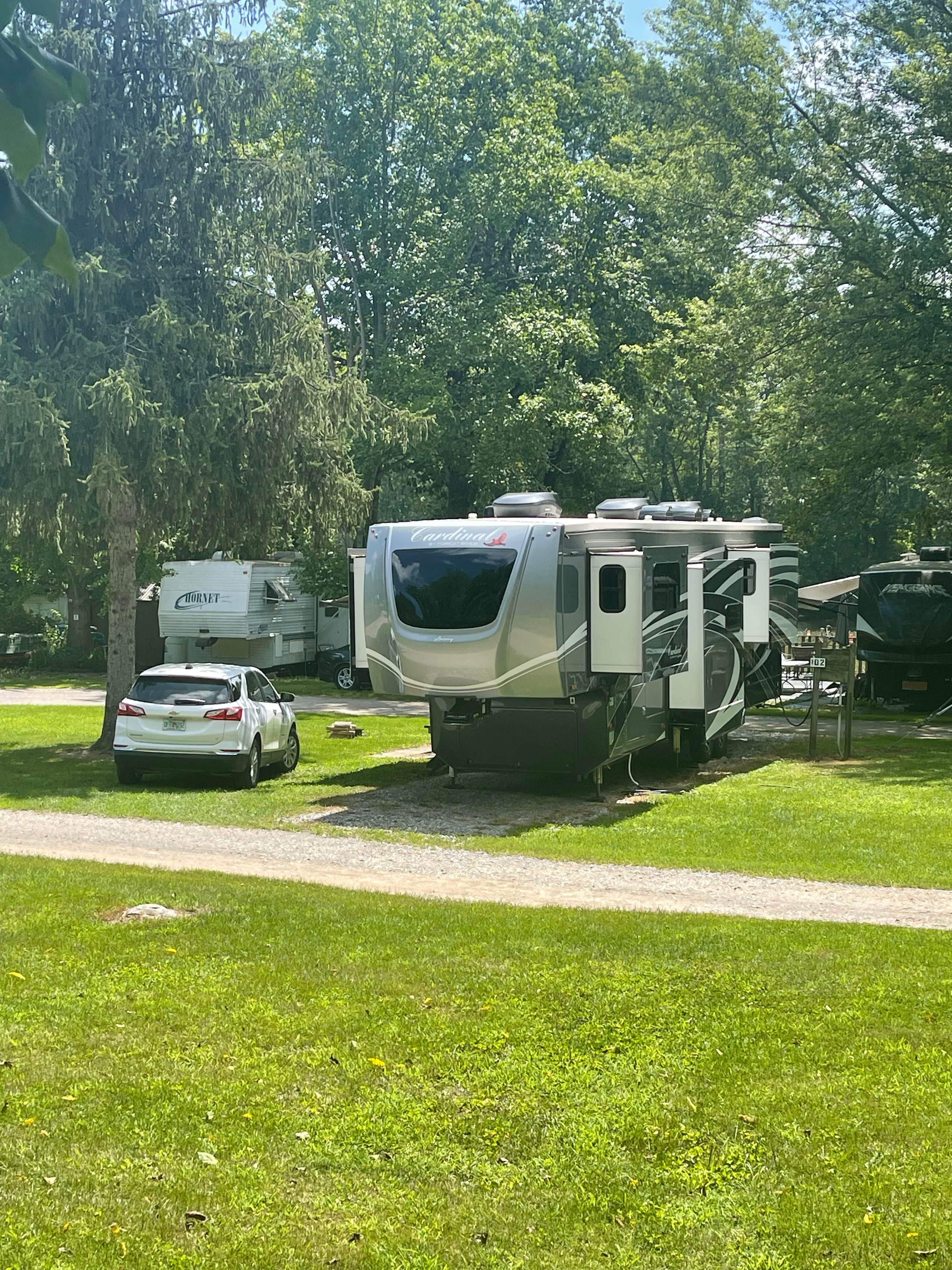 Jennifer H.'s photo of rv camping at Tall Sycamore Campground near Wabash, IN