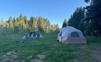 Kouper B.'s photo of tent camping at Targhee Creek near Macks Inn, ID