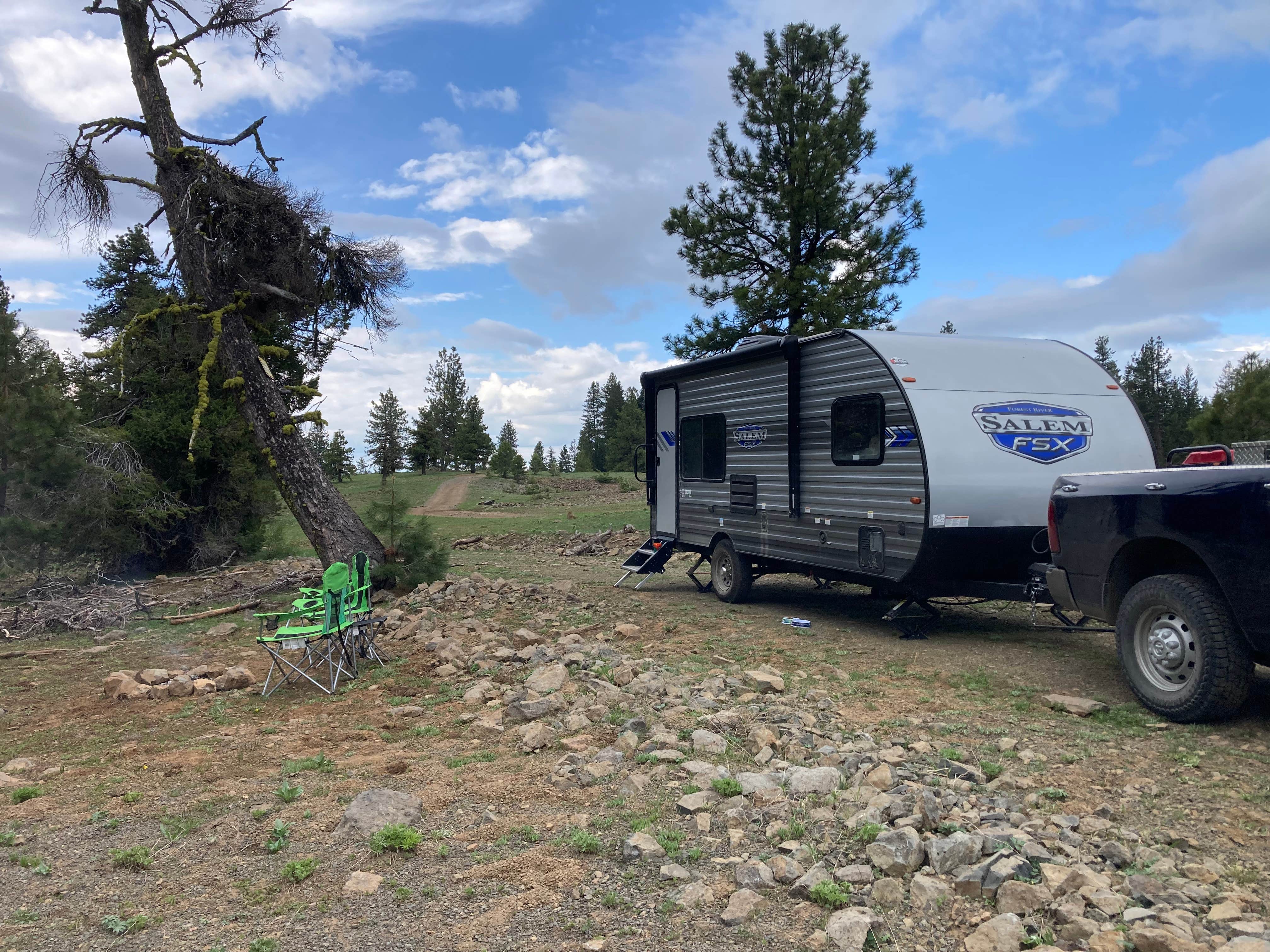 Judy W.'s photo of rv camping at Taylor Green Pond near Lostine, OR