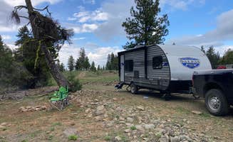 Judy W.'s photo of rv camping at Taylor Green Pond near Lostine, OR