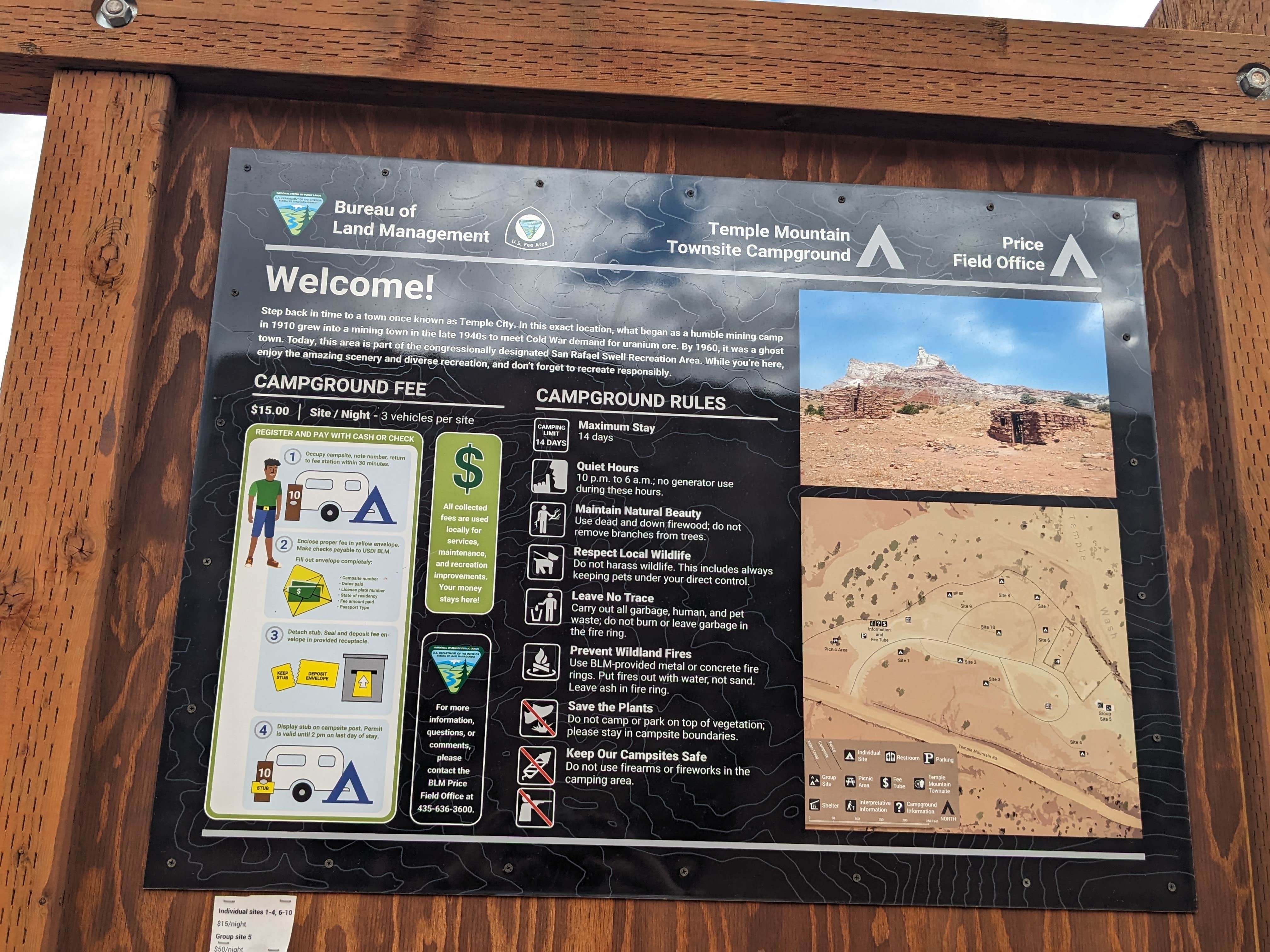 Camper submitted image from Temple Mountain Townsite Campground - 5