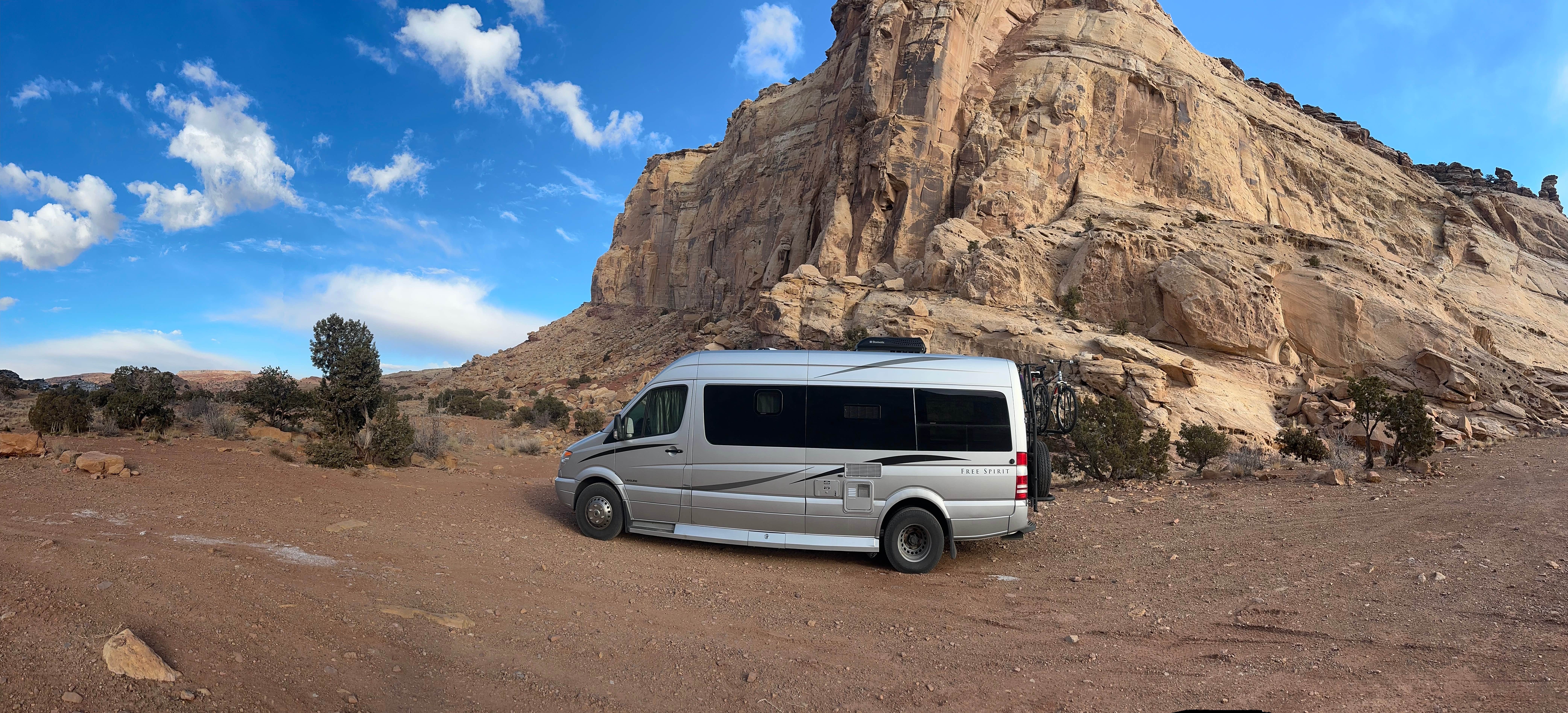 Teresa A.'s photo of rv camping at Temple Mt. Rd. Dispersed near Hanksville, UT