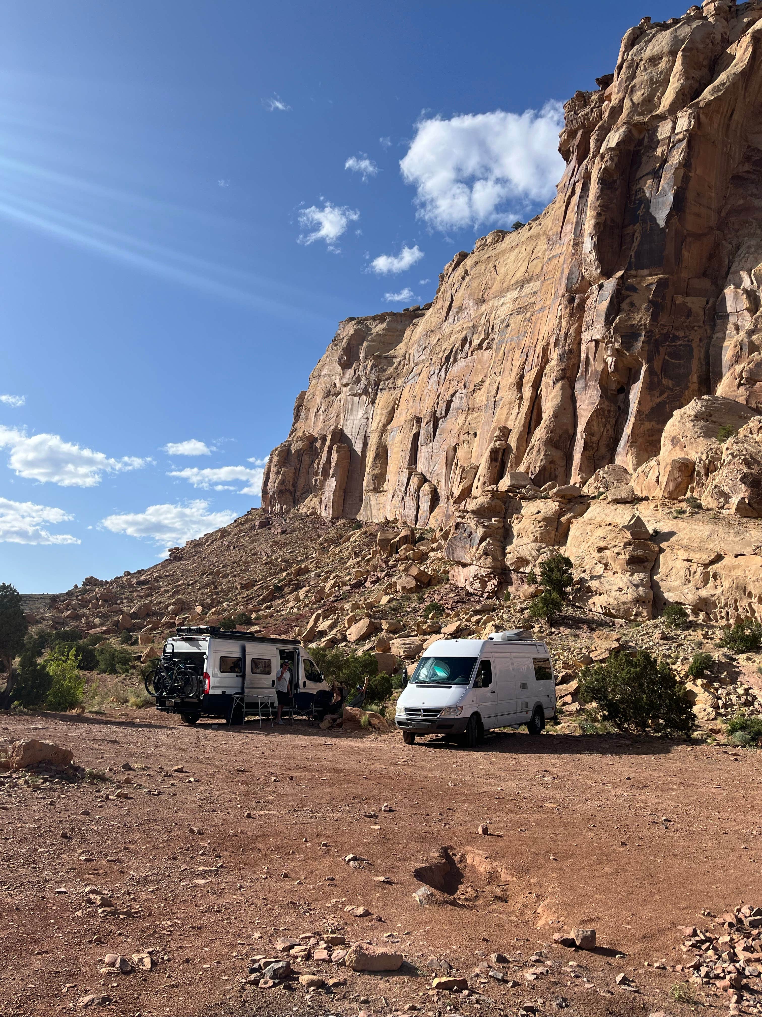 Julie F.'s photo of rv camping at Temple Mt. Rd. Dispersed near Ferron, UT