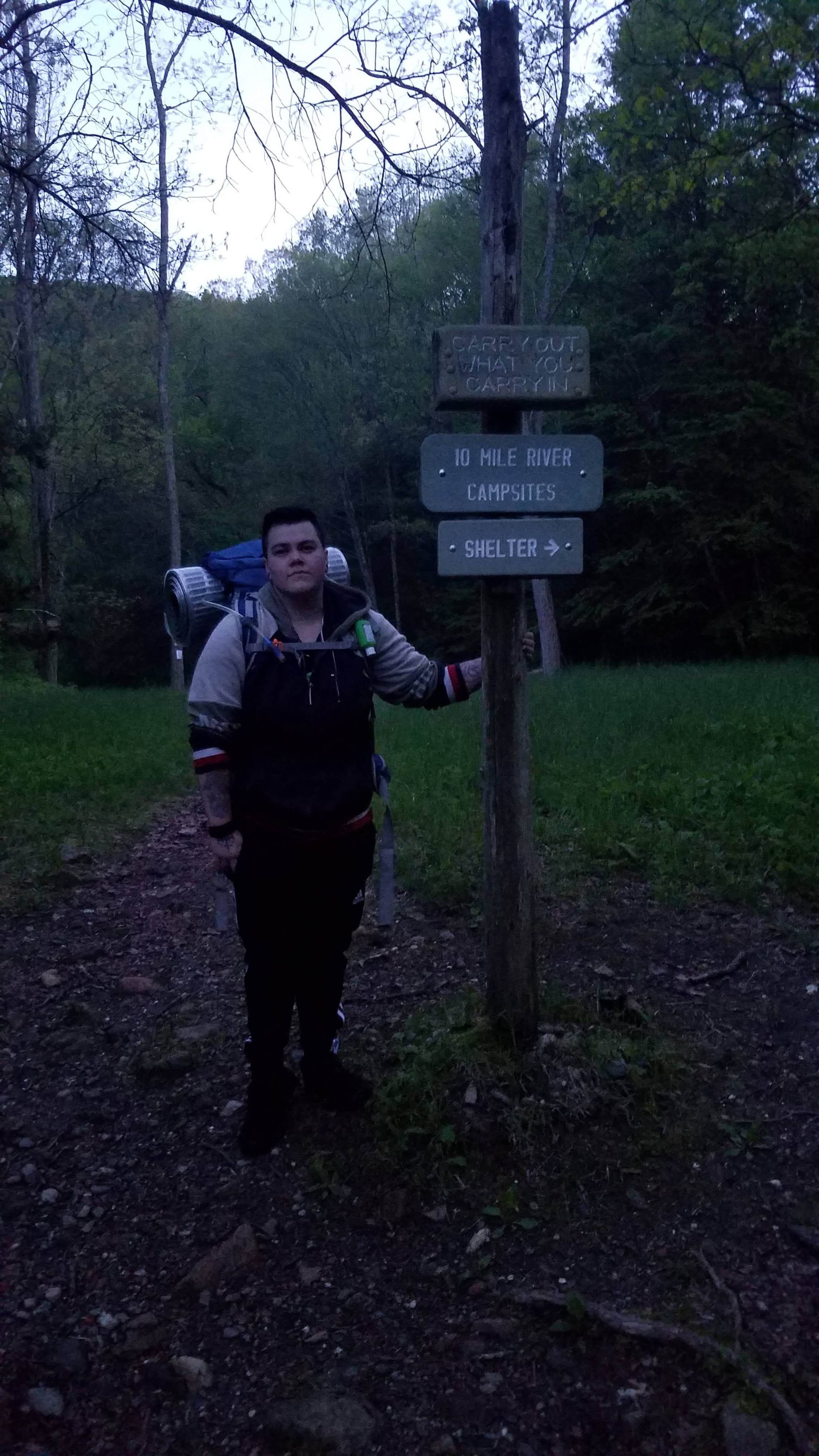 Camper-submitted photo at Ten Mile River Shelter — Appalachian National Scenic Trail near Farmington, CT