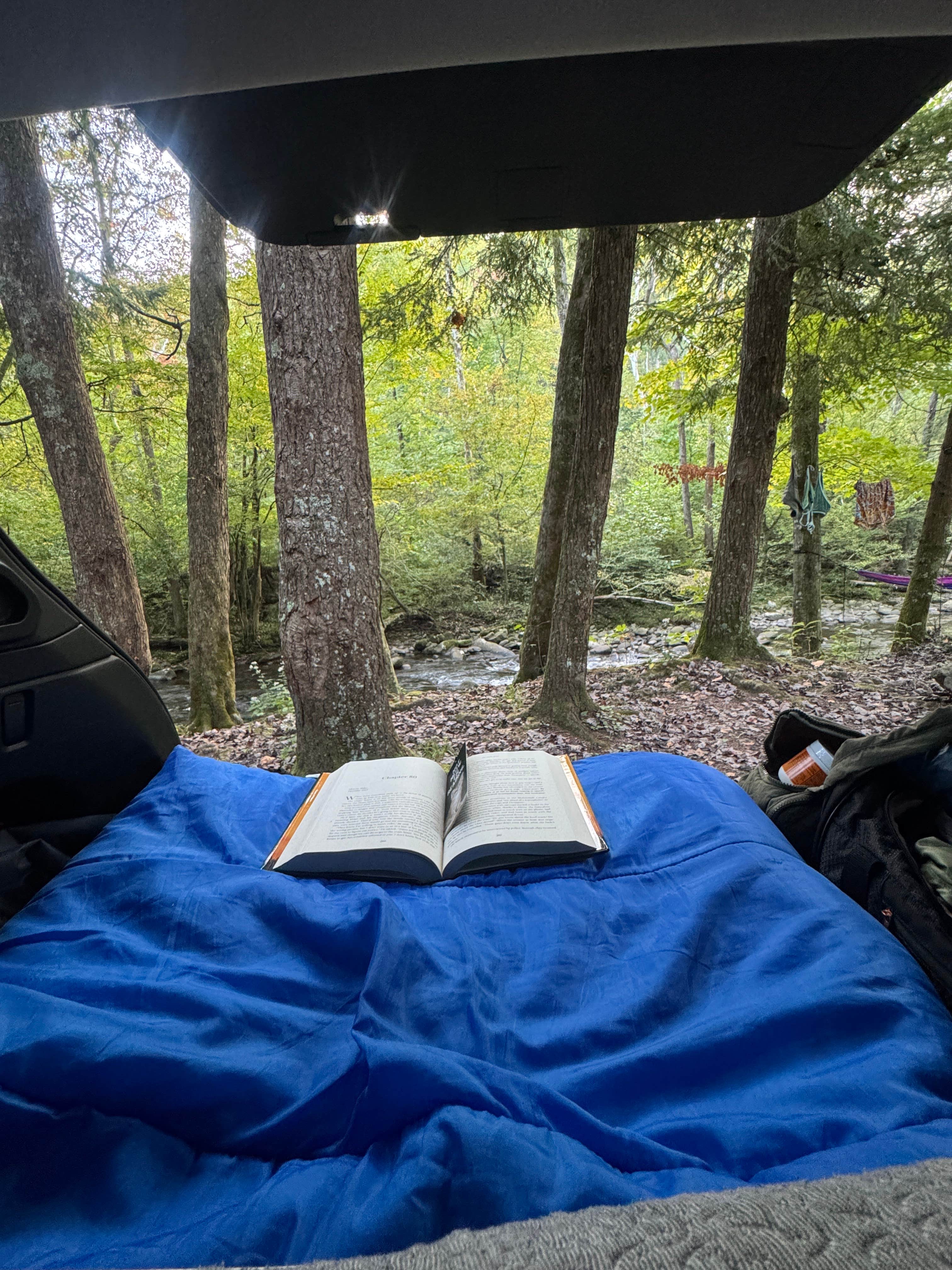 Allissa F.'s photo of glamping accommodations at Elkmont Campground — Great Smoky Mountains National Park near Townsend, TN