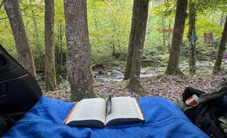 Allissa F.'s photo of glamping accommodations at Elkmont Campground — Great Smoky Mountains National Park near Gatlinburg, TN