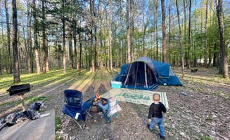 Taylor C.'s photo of camping with pets at Meeman-Shelby Forest State Park near Coldwater, MS