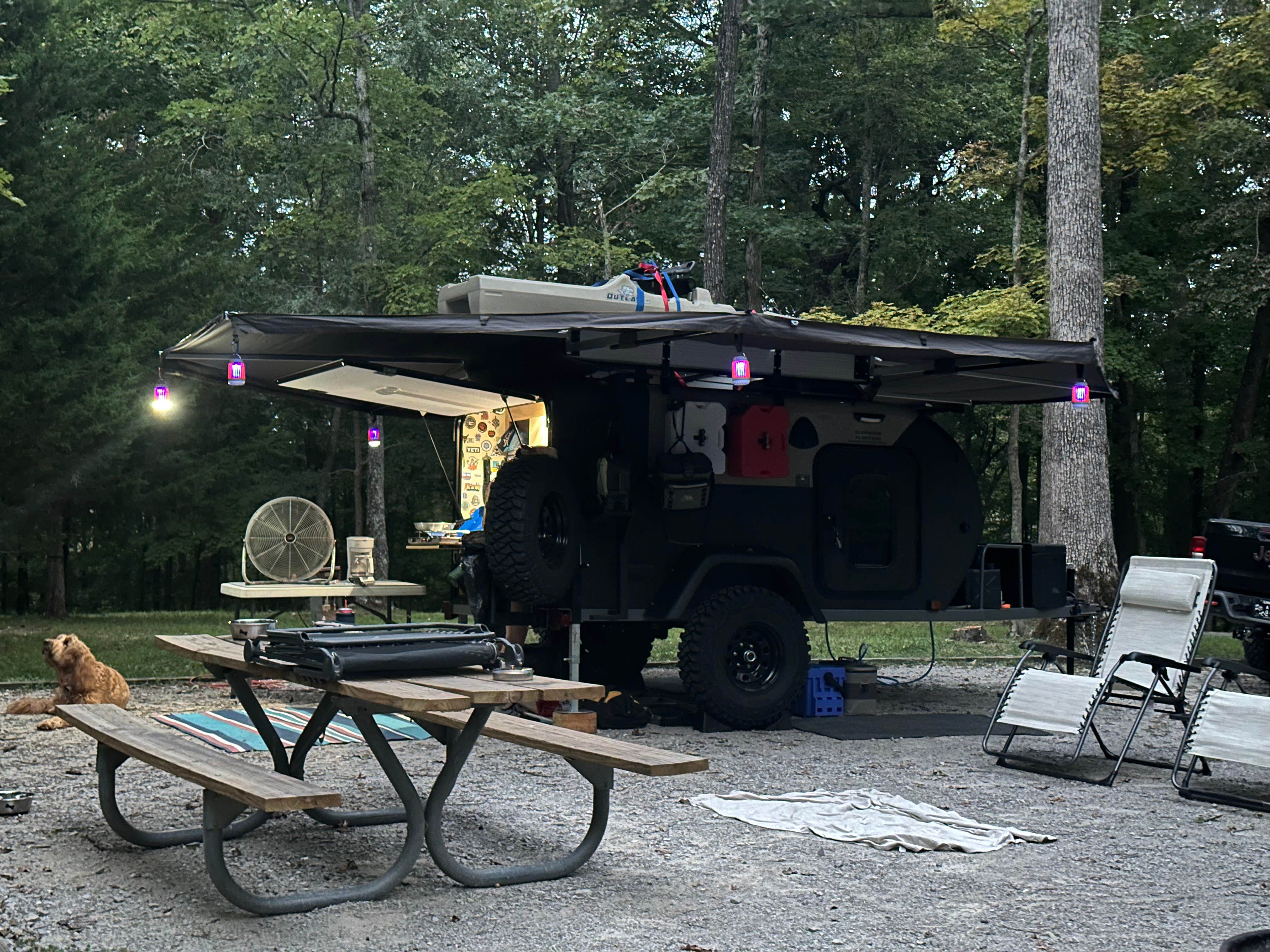 Sable A.'s photo of camping with pets at Standing Stone State Park Campground near Monterey, TN