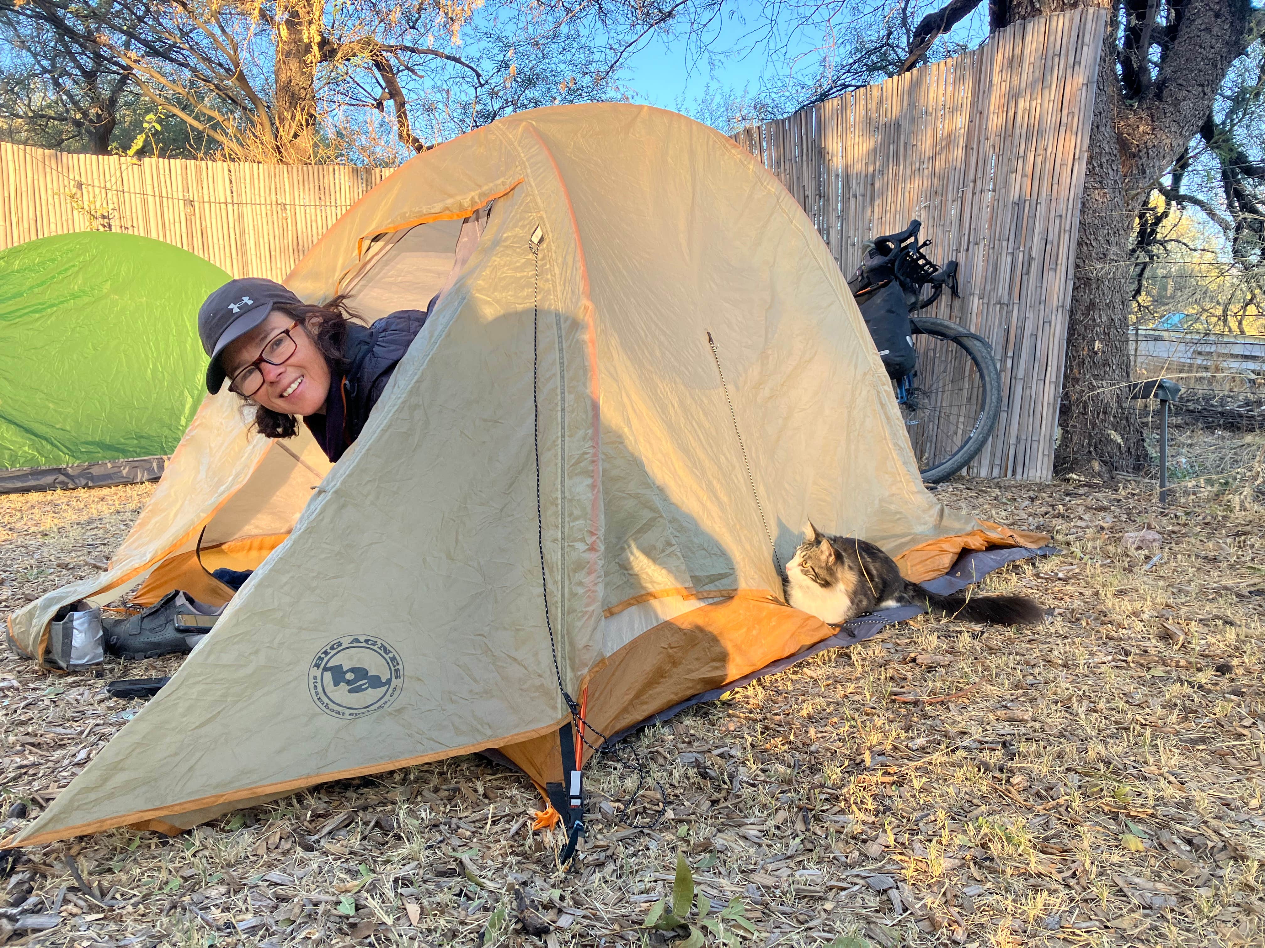 sarah A.'s photo of camping with pets at TerraSol in Patagonia, Arizona near Tubac, AZ