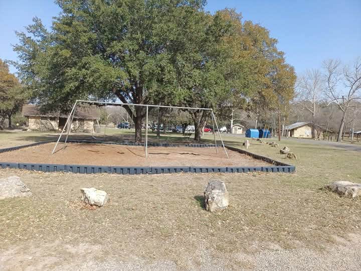 Red S.'s photo of camping with pets at Blanco State Park Campground near Johnson City, TX
