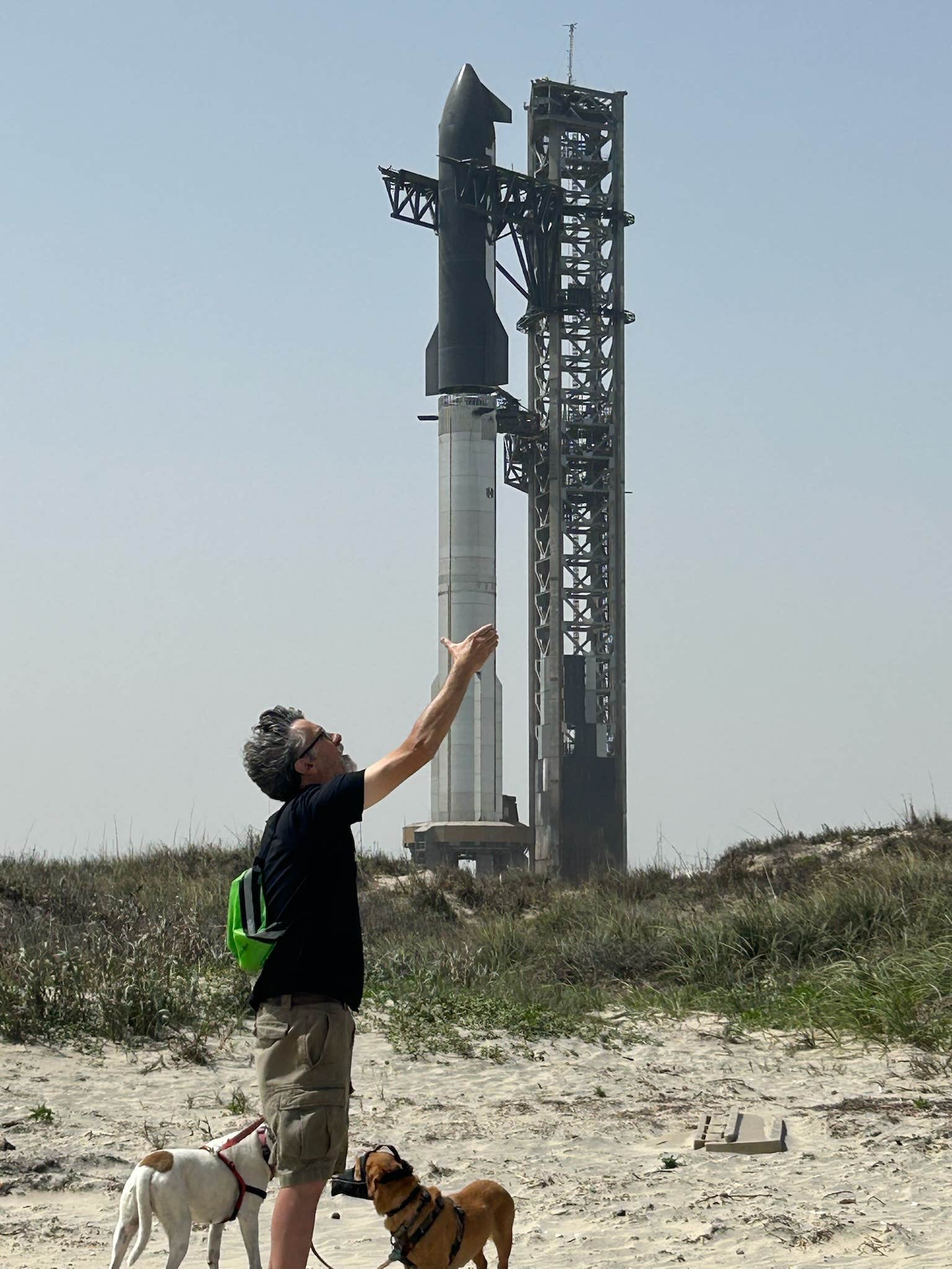 mark F.'s photo of camping with pets at Boca Chica Beach near Brownsville, TX