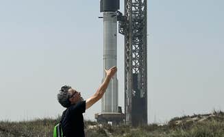 mark F.'s photo of camping with pets at Boca Chica Beach near Lozano, TX