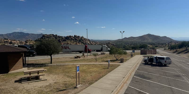 Camper submitted image from Texas Canyon Rest Area West