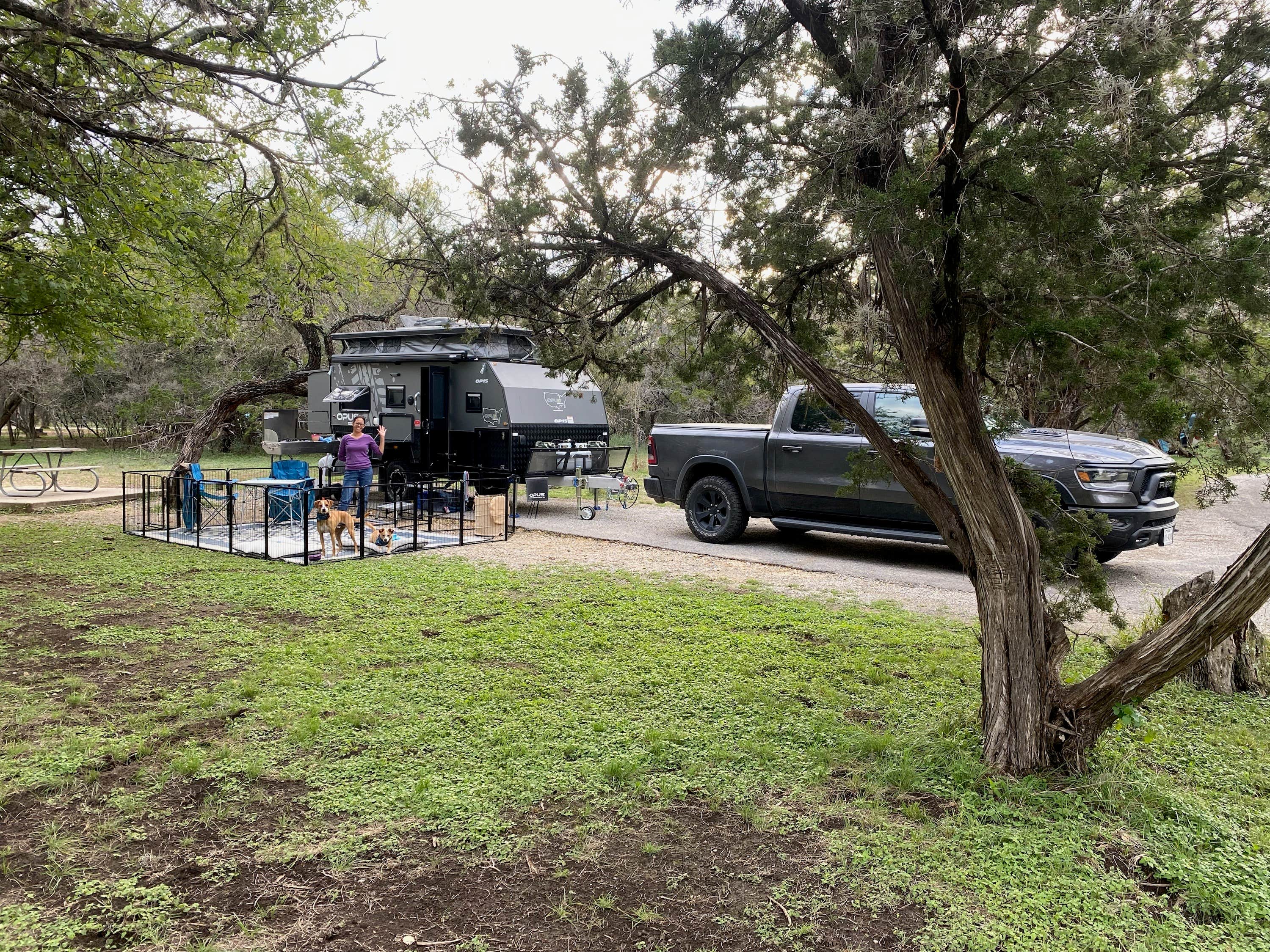 Stuart G.'s photo of camping with pets at Live Oak — Garner State Park near Vanderpool, TX