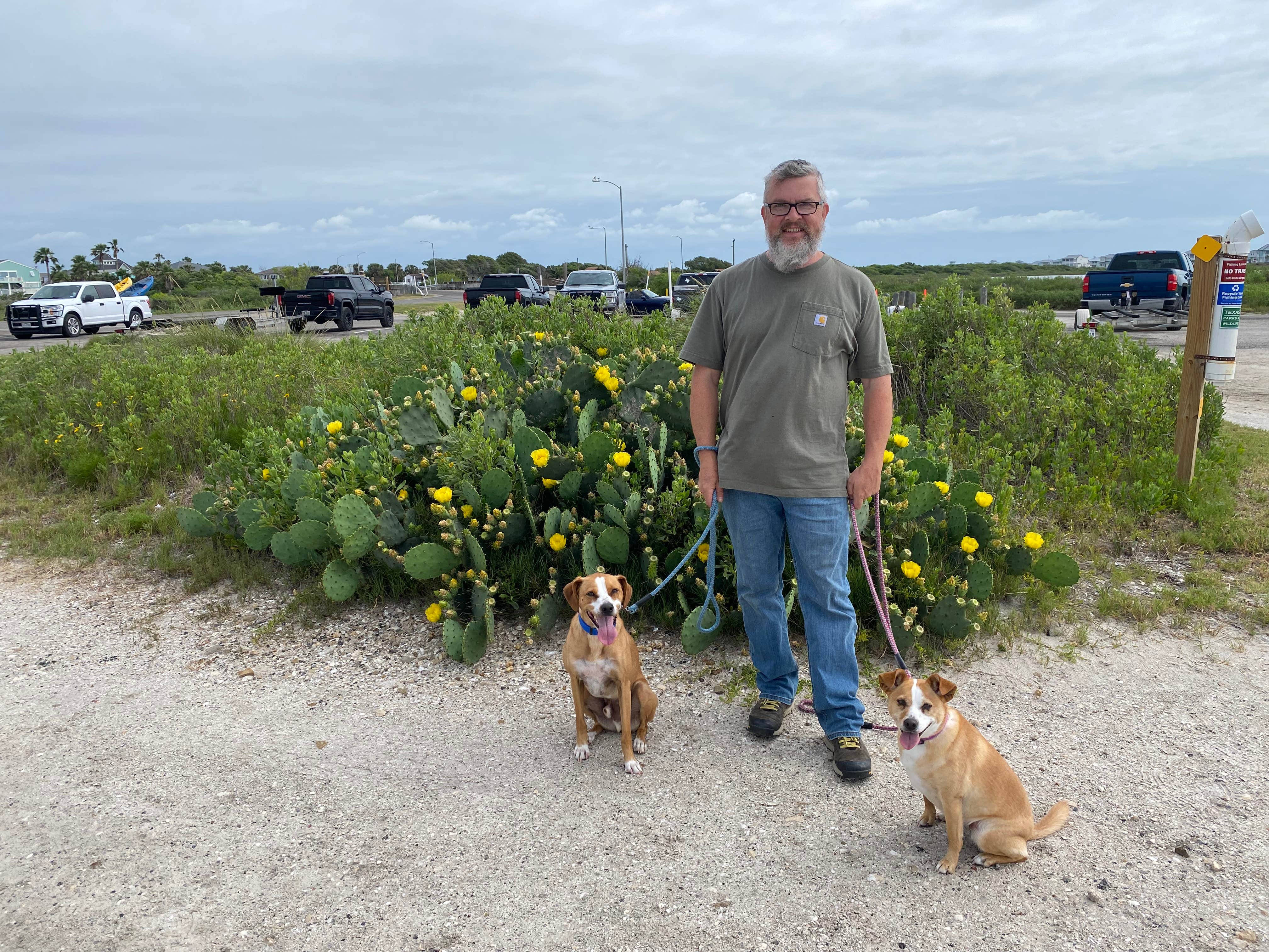 Stuart G.'s photo of camping with pets at Goose Island State Park Campground near Fannin, TX