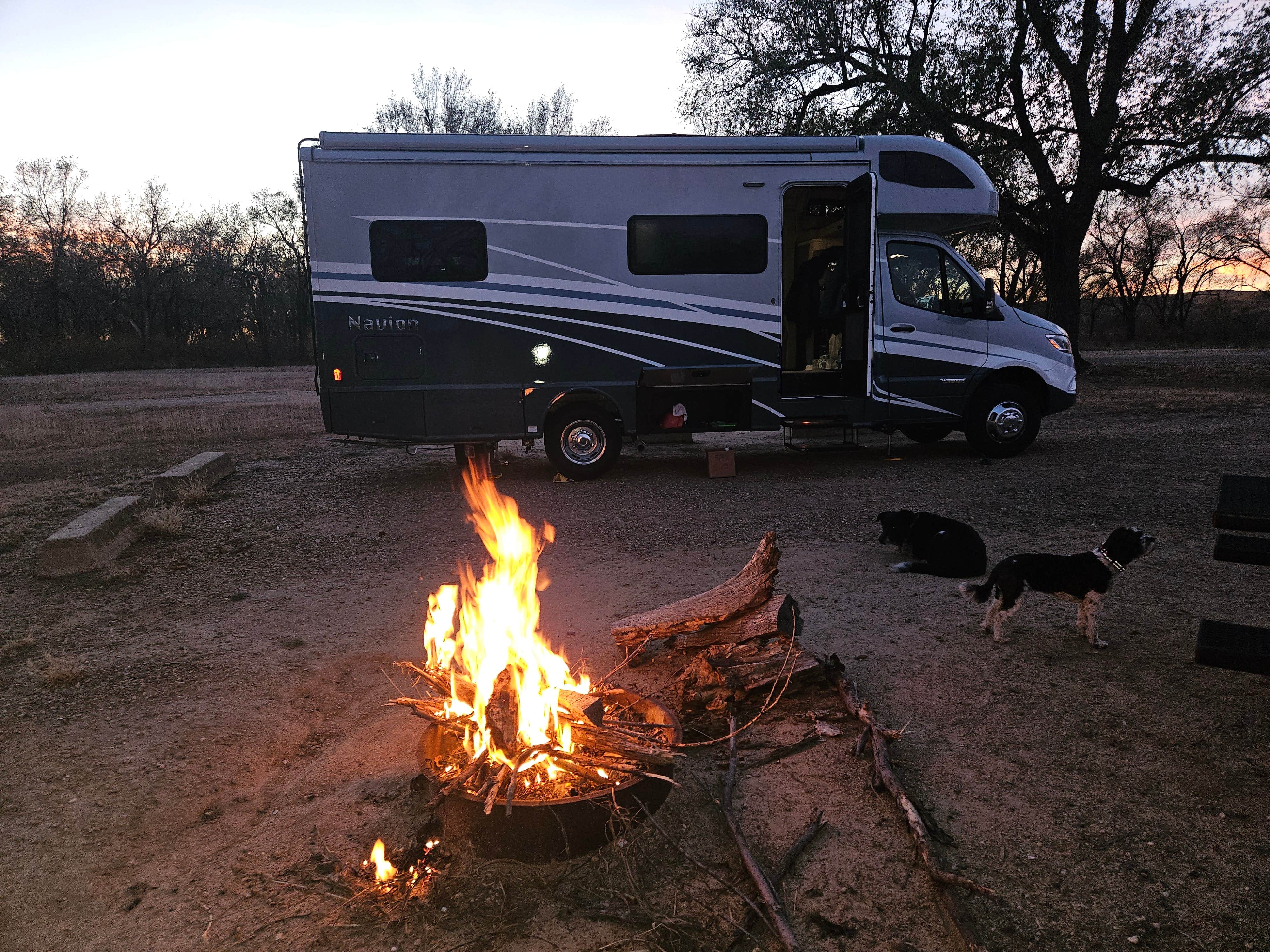 phil K.'s photo of rv camping at McDowell Campground near McClellan Creek National Grassland