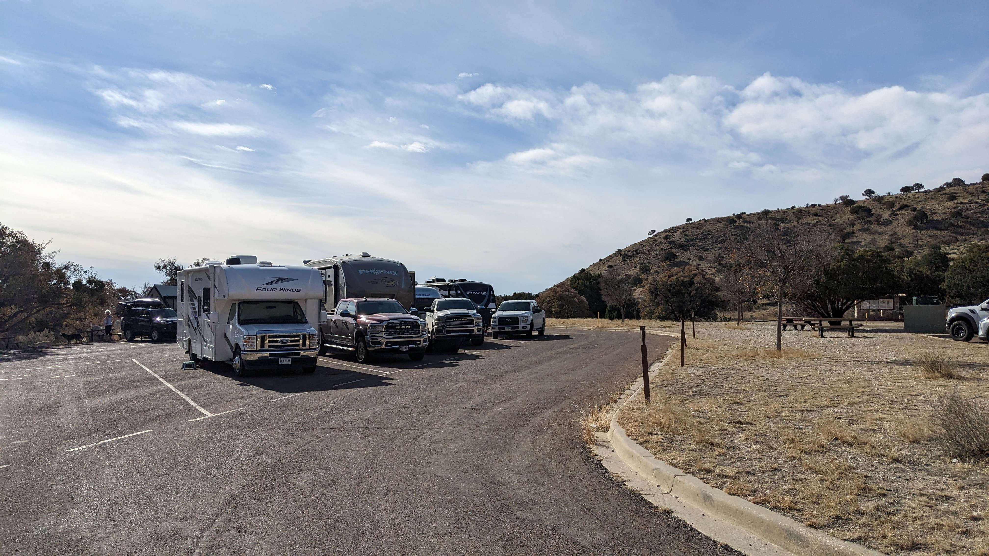 rob D.'s photo of rv camping at Pine Springs Campground — Guadalupe Mountains National Park near Dell City, TX