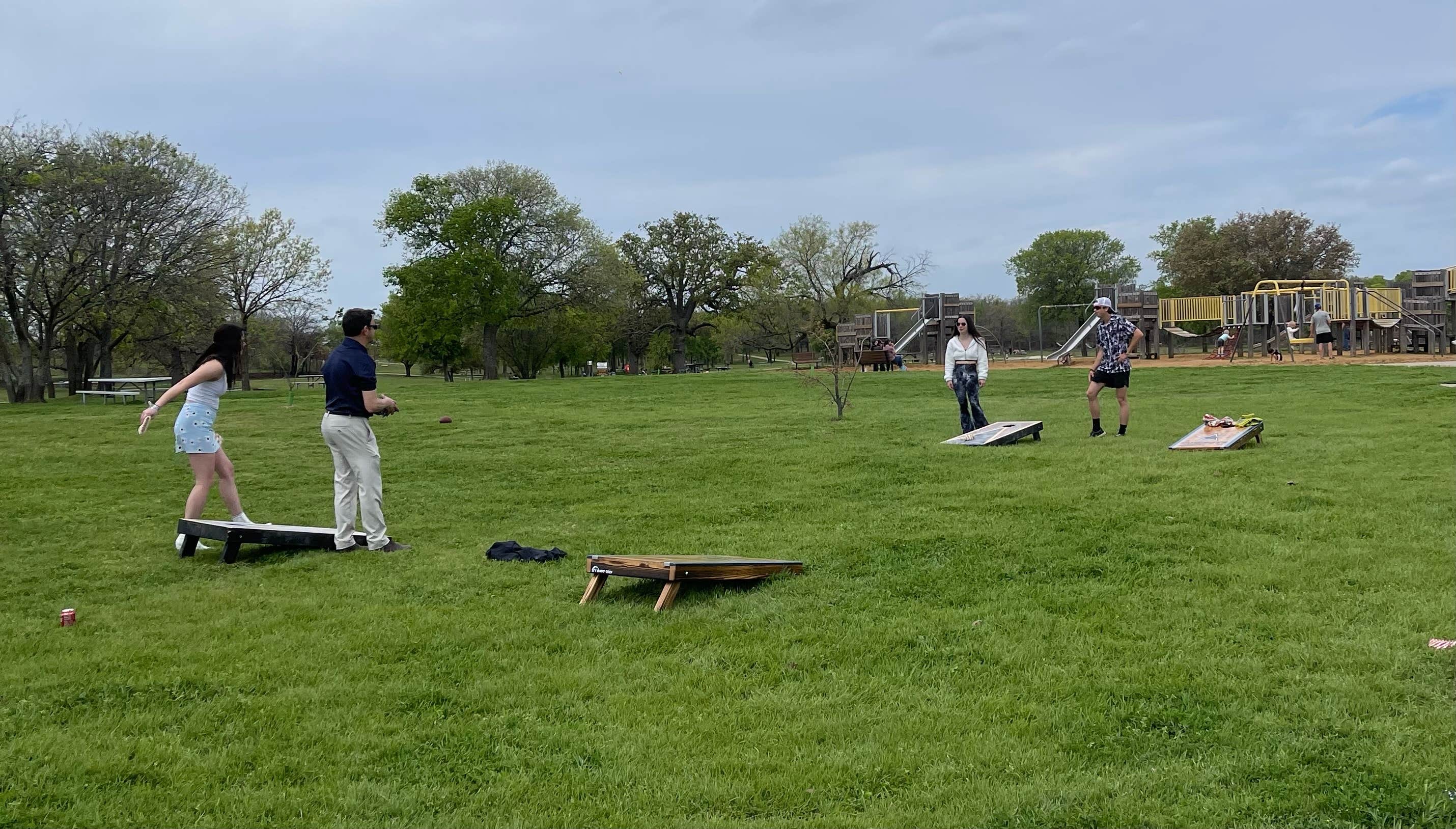 cheryl's photo of camping with pets at Johnson Branch Campsites — Ray Roberts Lake State Park near Lewisville, TX