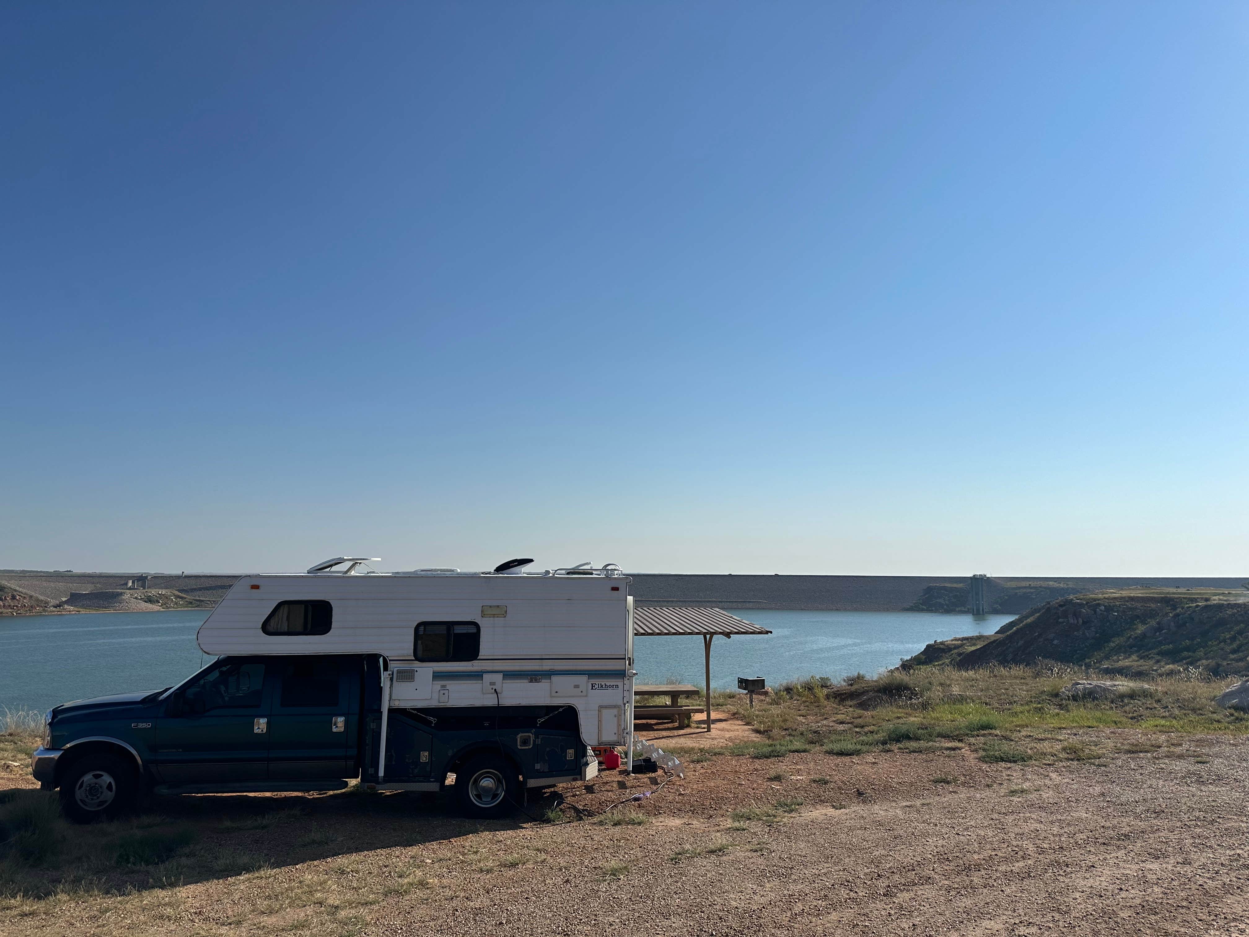 James B.'s photo of rv camping at Sanford-Yake Campground — Lake Meredith National Recreation Area near Lake Meredith National Recreation Area