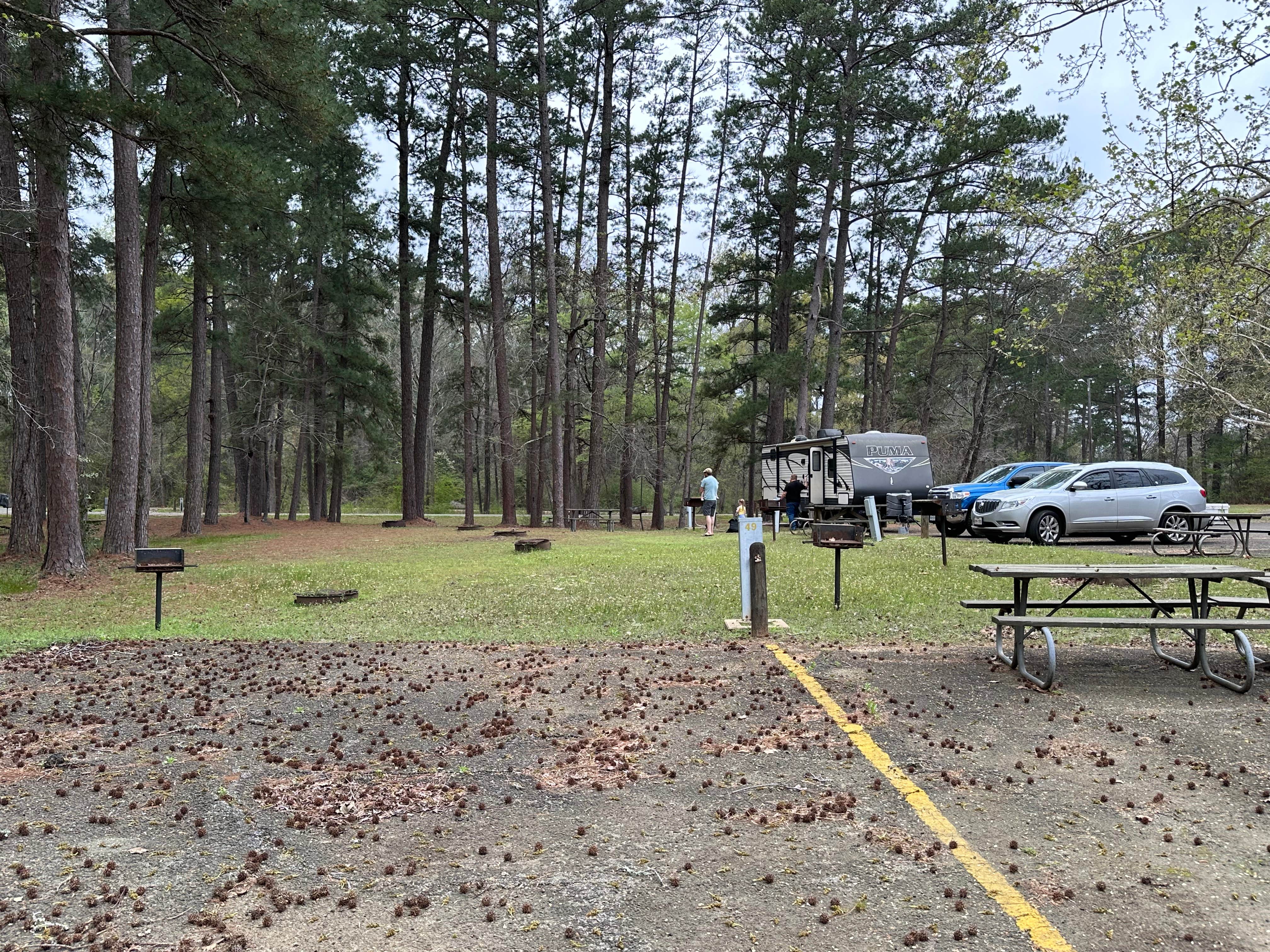Chantyl's photo of camping with pets at Rusk Depot Campground near Grapeland, TX